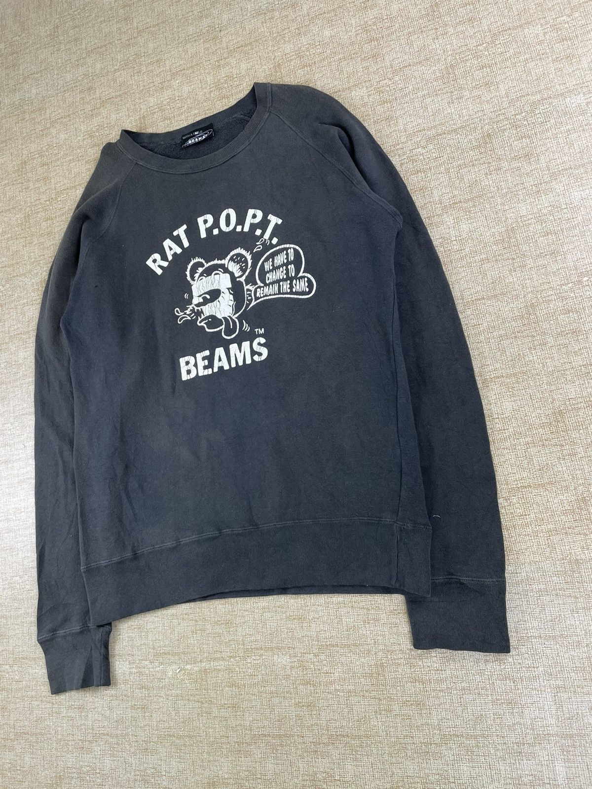 Beams Plus × If Six Was Nine × Vintage Vintage Beams RAT P.O.P.T Punk Sweatshirt Size US M / EU 48-50 / 2 - 3 Thumbnail