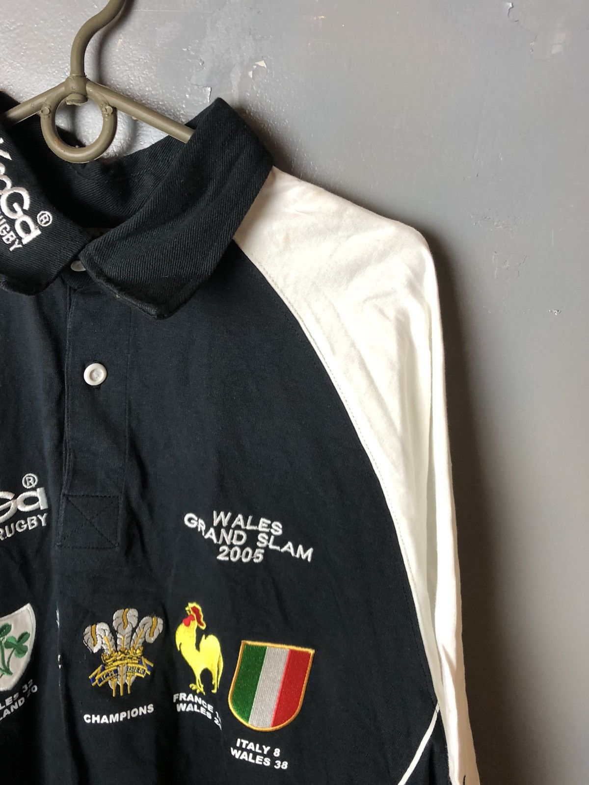 Vintage Vintage soccer rugby size Xxl Wales grand slam 2004 Size US XXL / EU 58 / 5 - 6 Thumbnail
