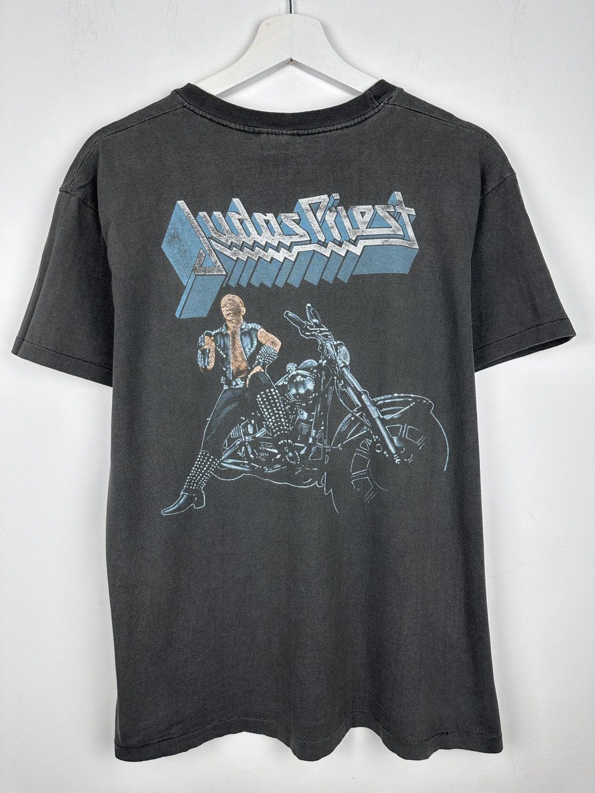 Band Tees 90s Vintage Judas Priest Painkiller Tour Graphic T Shirt Size US M / EU 48-50 / 2 - 2 Thumbnail