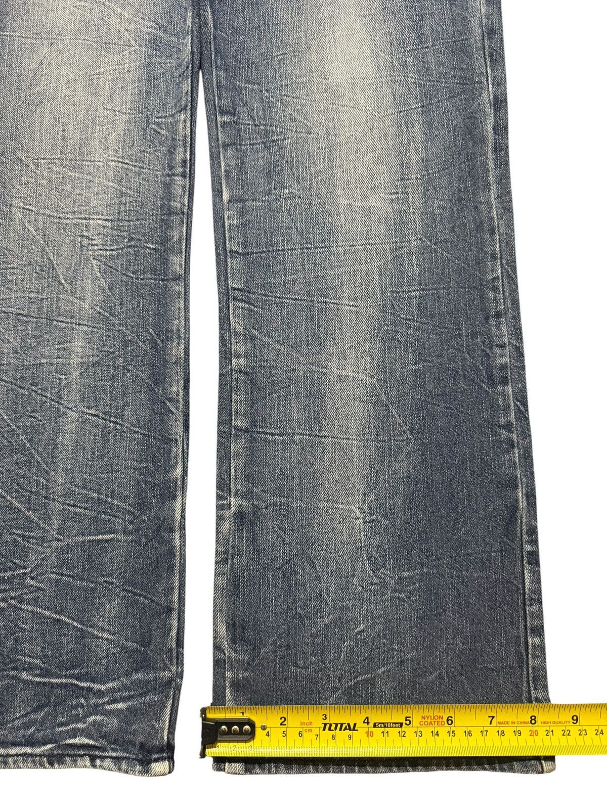 Hysteric Glamour Vintage Y2K Japanese Blue Faded Honeycomb Regular Straight Size US 32 / EU 48 - 13 Thumbnail