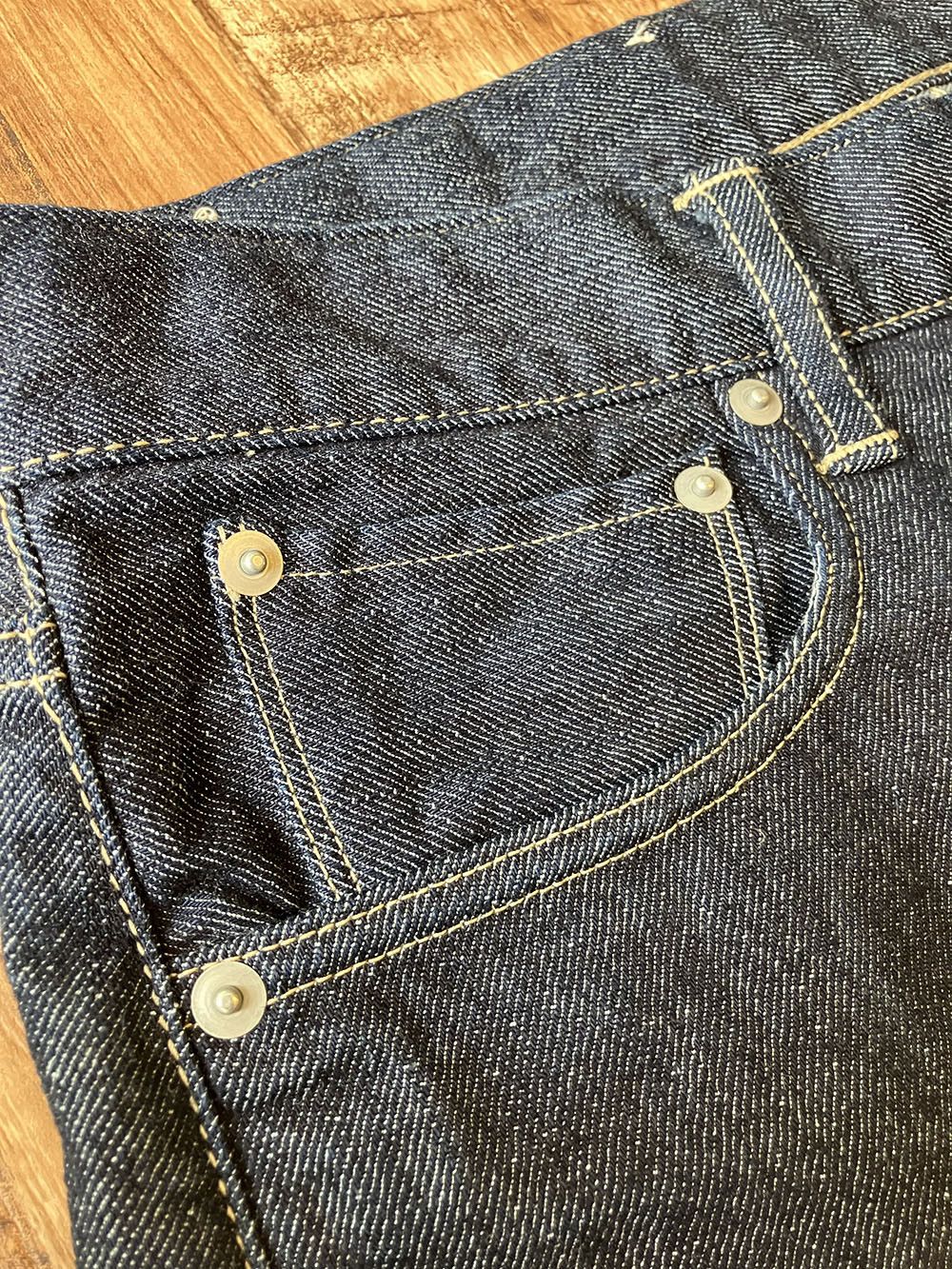 KURO KURO DENIM “Helvetica” W31xL32 One Wash Japanese Selvedge Size US 31 - 9 Thumbnail