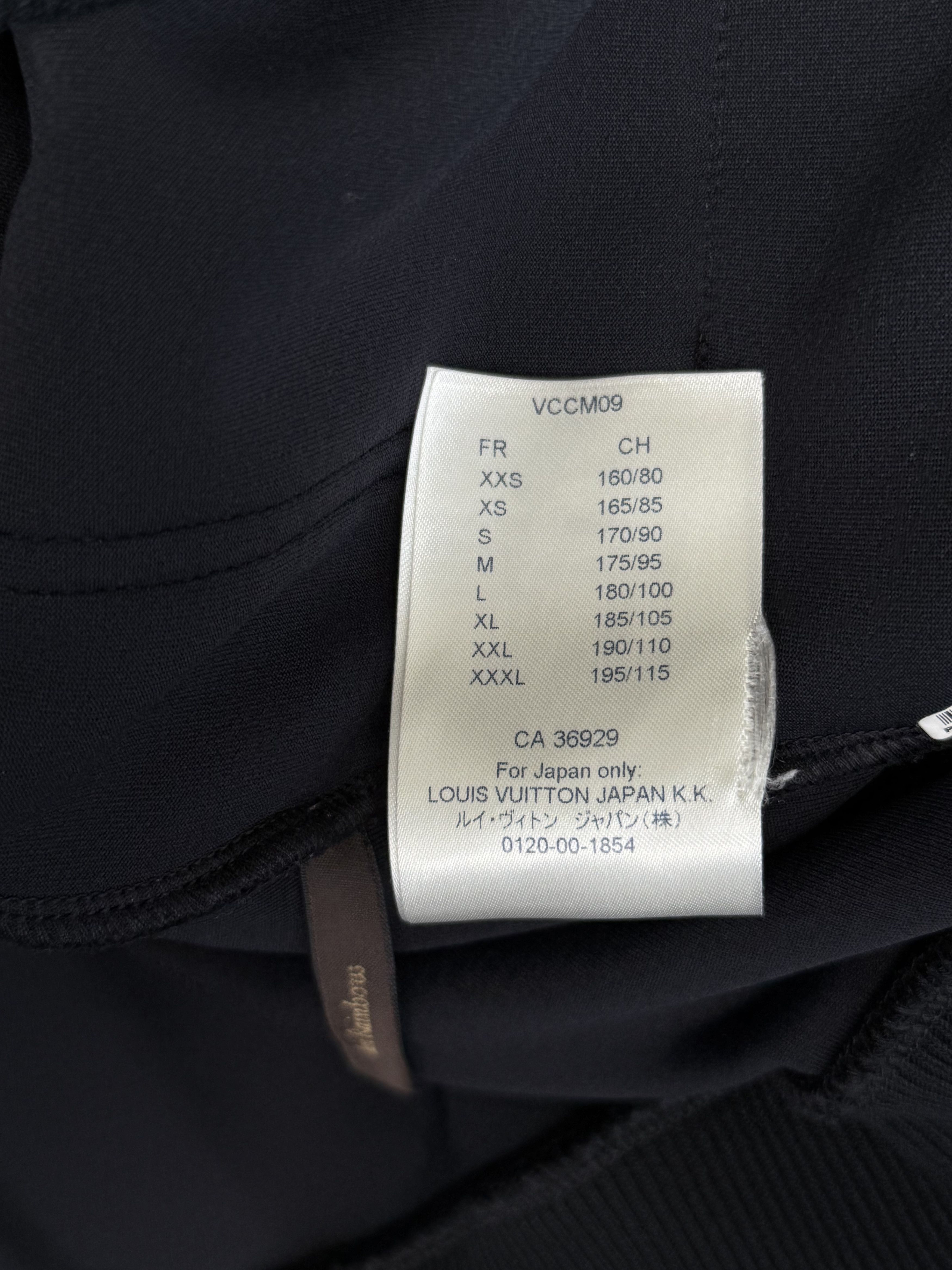 Louis Vuitton Louis Vuitton Black Velour Monogram Quarter Zip Sweater Size US M / EU 48-50 / 2 - 6 Thumbnail