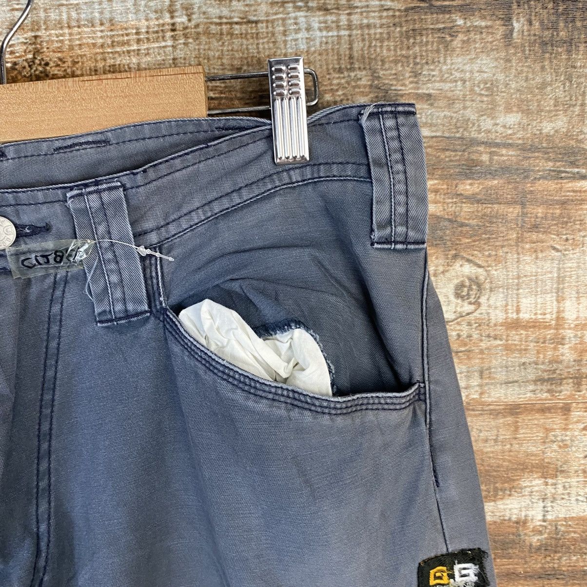 Japanese Brand DL G Ground Gray Cargo Multipocket Pants #C1288 Size US 32 / EU 48 - 8 Thumbnail