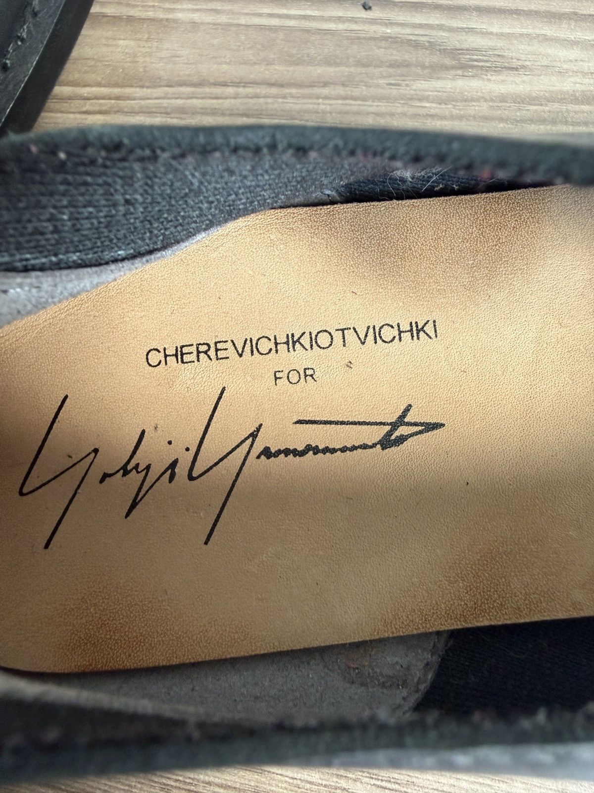 Cherevichkiotvichki × Yohji Yamamoto Rare 🔥🔥 self lace Size US 7 / IT 37 - 10 Thumbnail