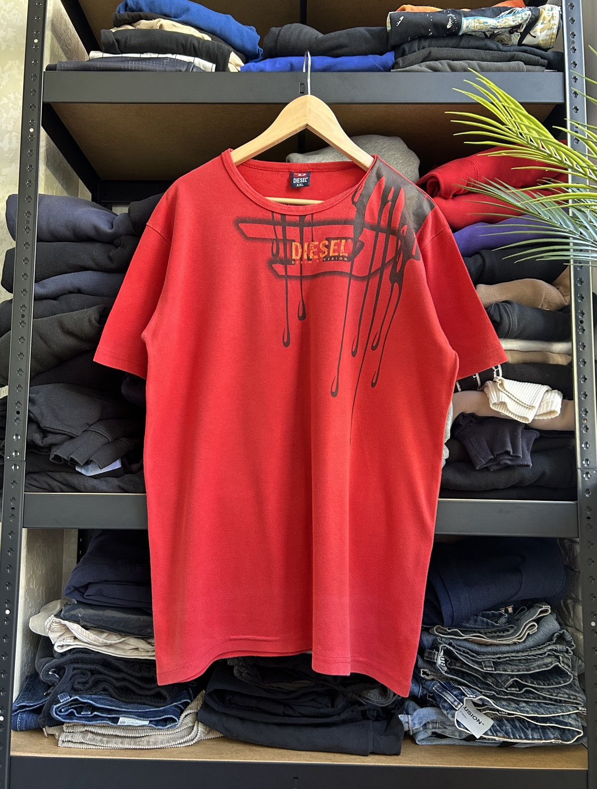Diesel × Vintage ❗️Best Offer❗️Vintage Diesel Y2k big logo shirts mens Size US XL / EU 56 / 4 - 2 Thumbnail