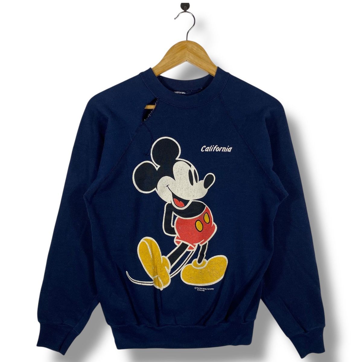 Mickey Mouse Vintage 80's MICKEY MOUSE CALIFORNIA Crewneck Sweatshirt Size US M / EU 48-50 / 2 - 1 Thumbnail