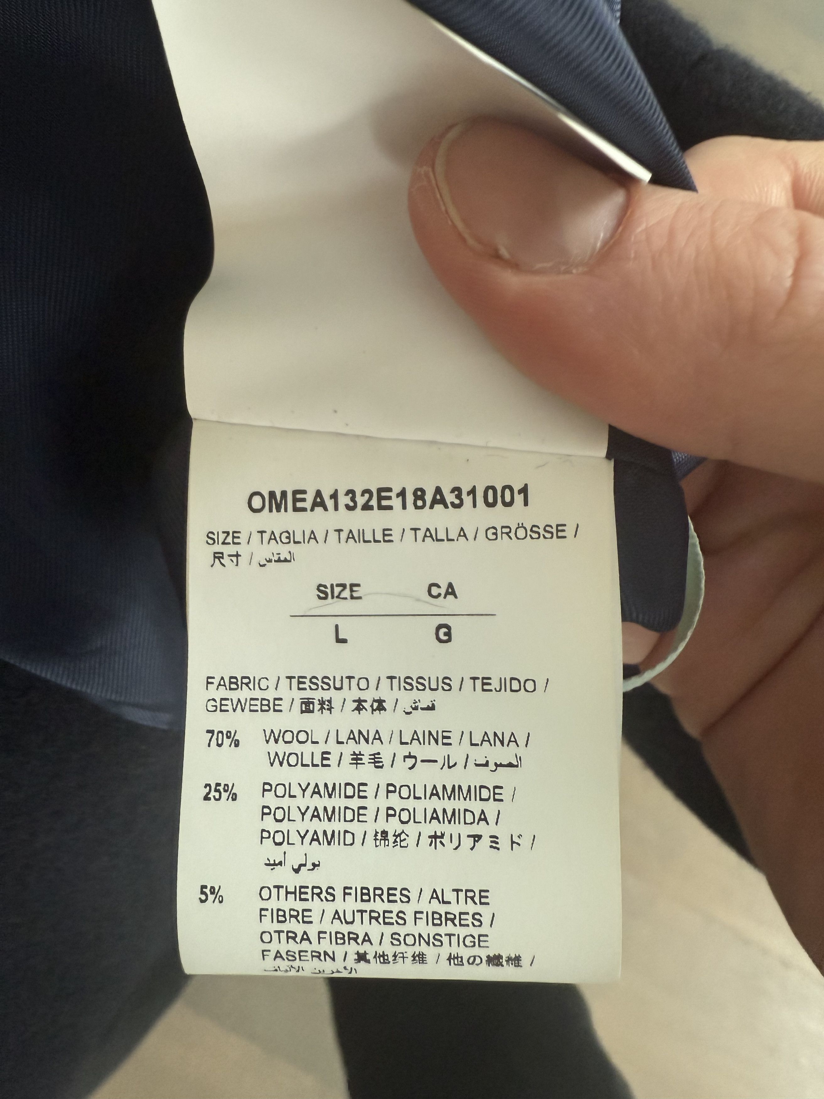 Off-White × Virgil Abloh Off-White Virgil Abloh Wool Peacoat Size US L / EU 52-54 / 3 - 6 Thumbnail