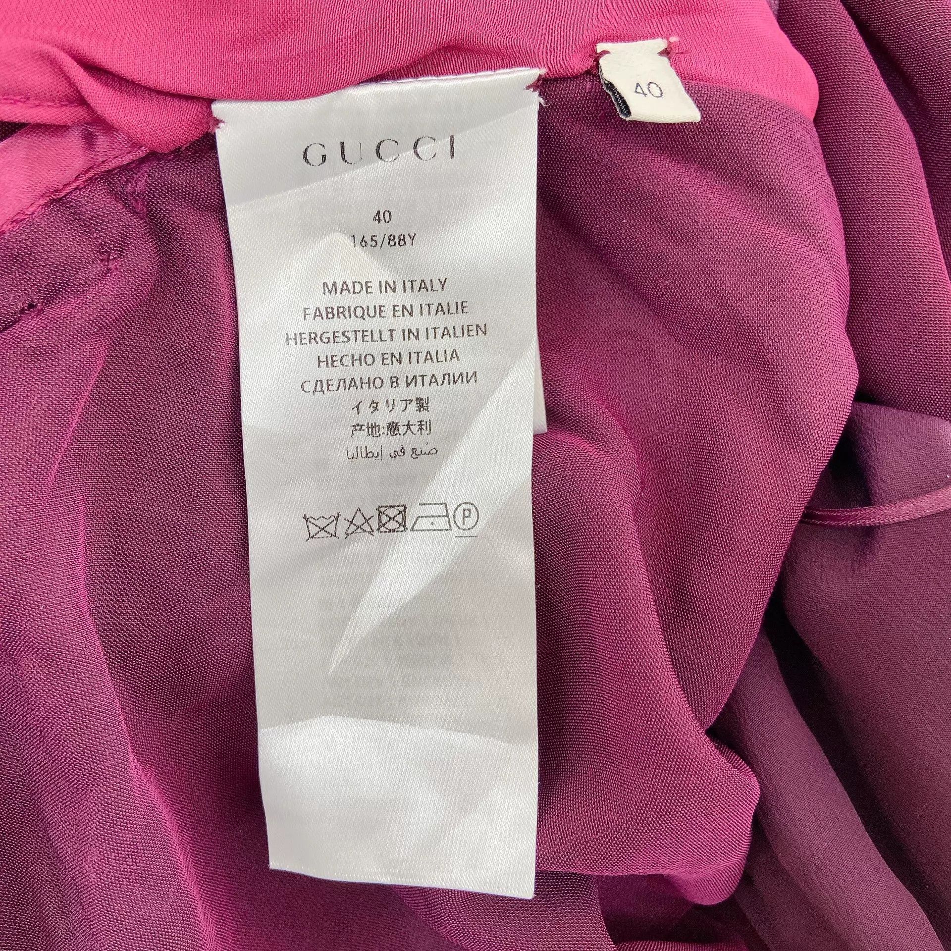 Gucci Gucci women's velvet slit dress 40 Size S / US 4 / IT 40 - 7 Thumbnail