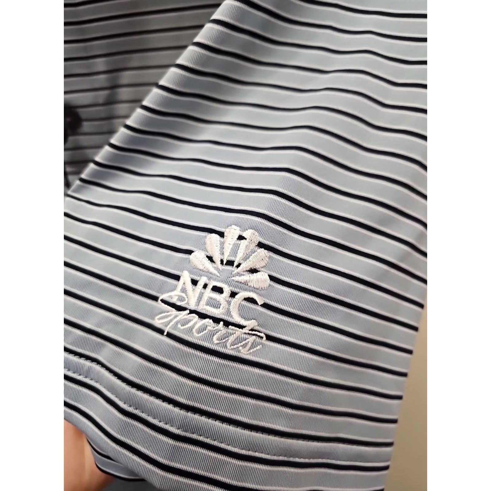 Footjoy FootJoy Polo Shirt L Men Blue Stripe Classic Lisle 5/5ss UV Breathable Quick Dry Moisture Wicking FJ Logo Polo Shirt Classic Fit Vintage No Size US L / EU 52-54 / 3 - 4 Thumbnail