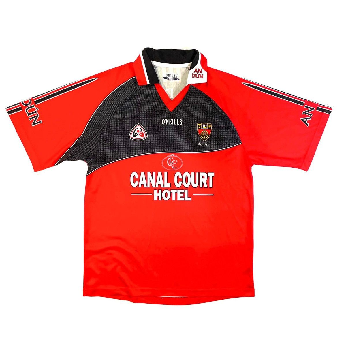 O'Neills Cork GAA An Dún jersey shirt tee red black o’neills vintage Size US S / EU 44-46 / 1 - 1 Thumbnail