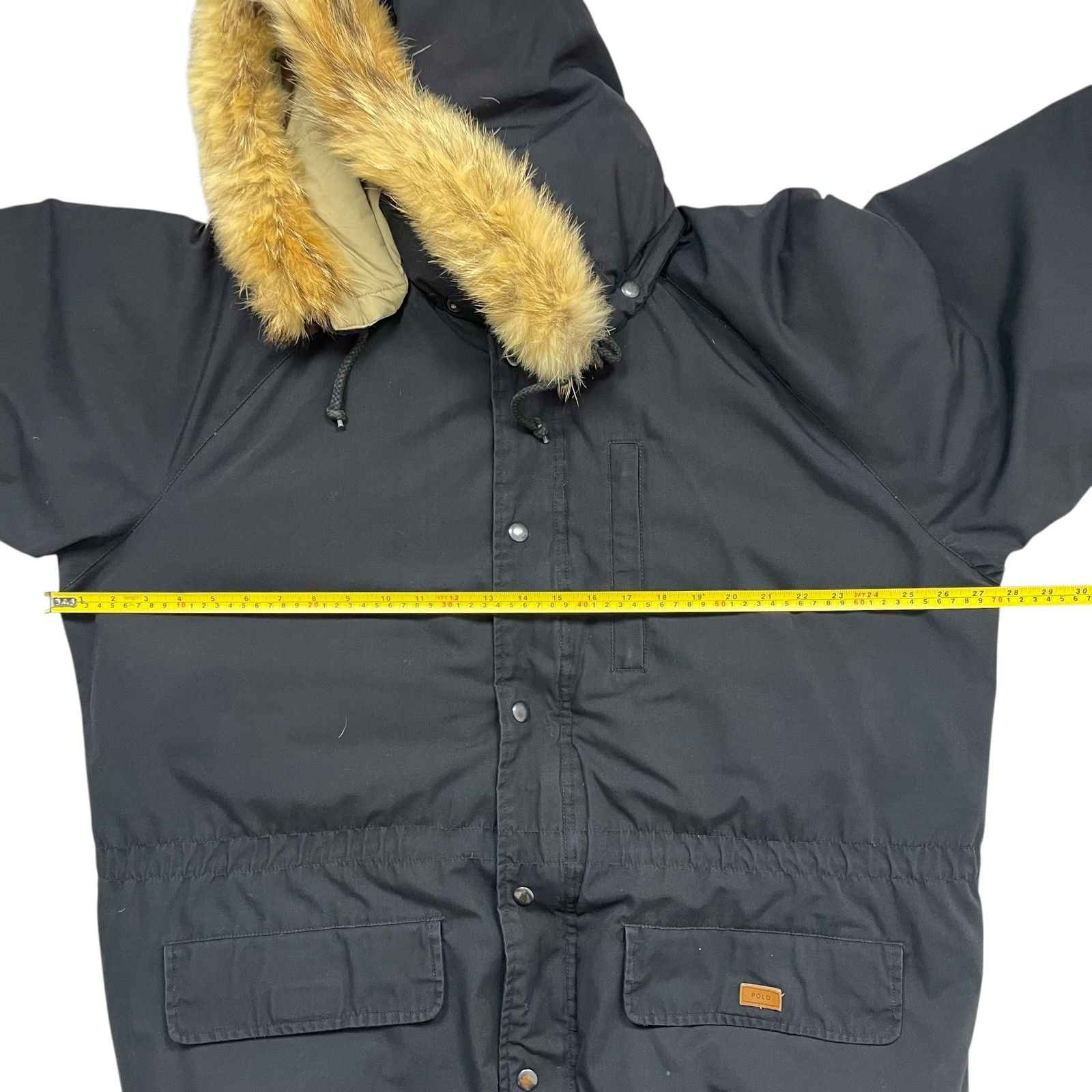 Polo Ralph Lauren VTG 90s POLO RALPH LAUREN DOWN PARKA FUR HOODED JACKET Sz L Size US L / EU 52-54 / 3 - 9 Thumbnail