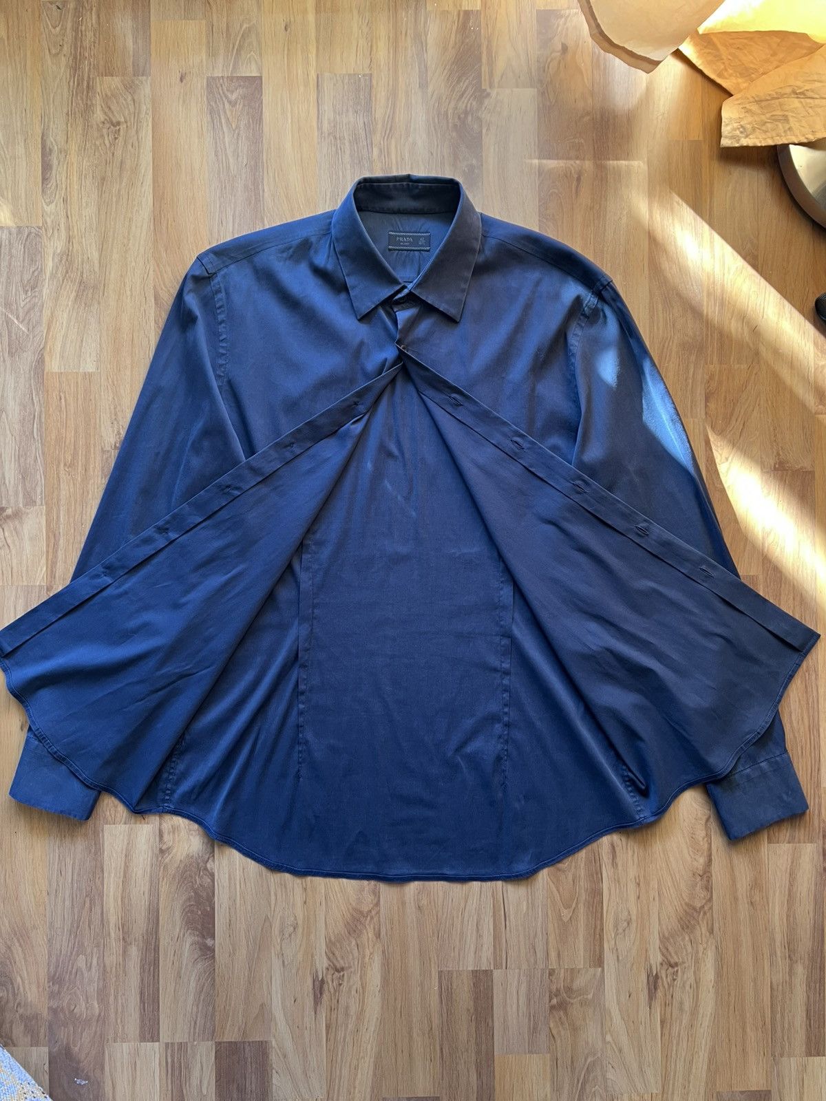 Prada Prada stretch cotton shirt men's size L Size US L / EU 52-54 / 3 - 8 Thumbnail