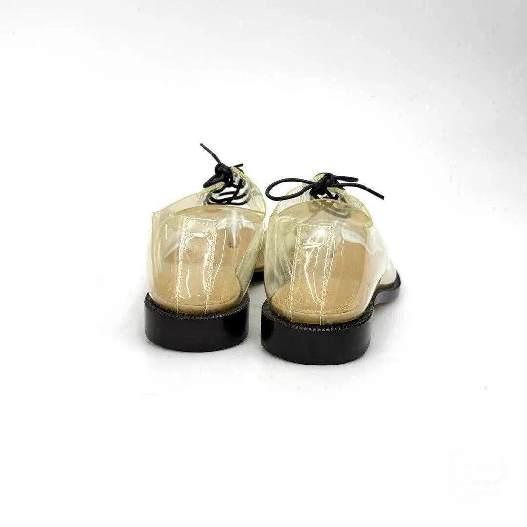 Maison Margiela Maison Margiela Tabi split-toe PVC derby shoes Size US 5 / IT 35 - 3 Thumbnail