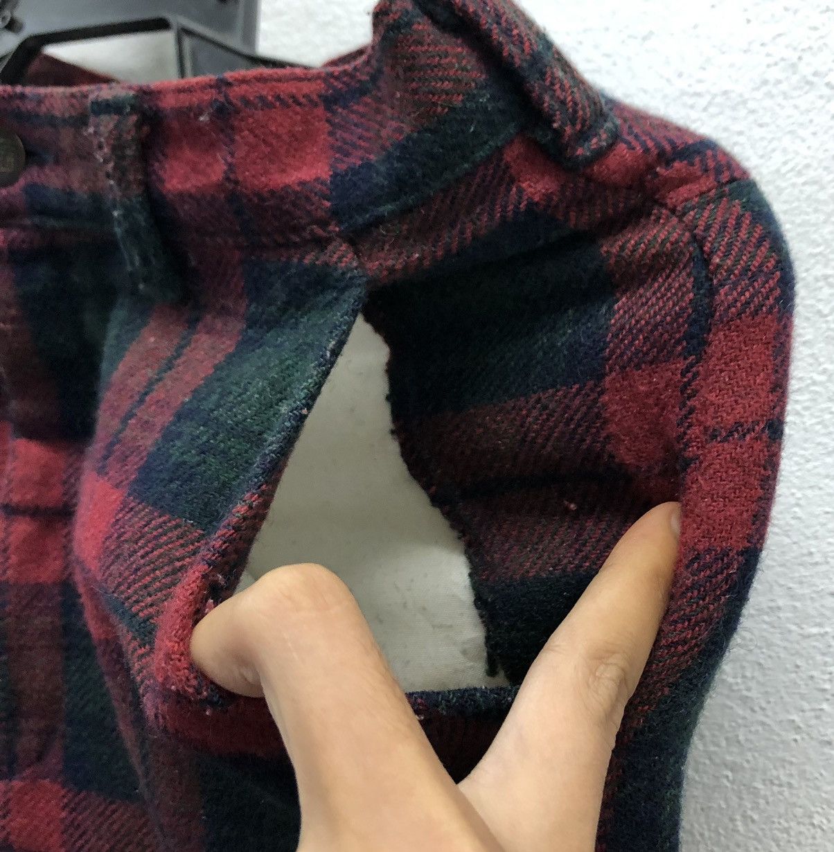 Vintage Sedgefield Tartan Wool Blend Pants