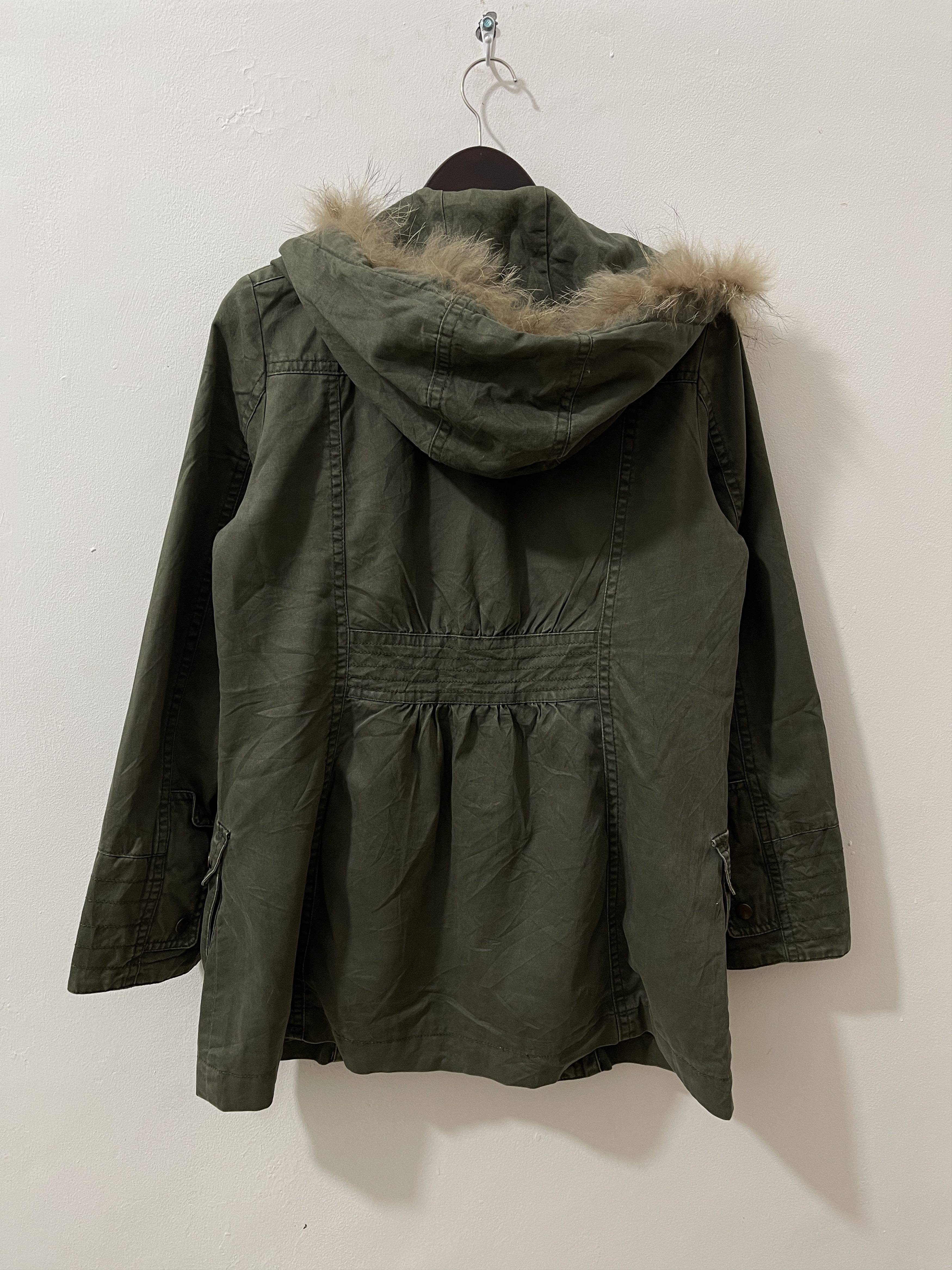 Japanese Brand As Known As Japan Fur Fireman Clasp Vkei Style Jacket Size US L / EU 52-54 / 3 - 7 Thumbnail