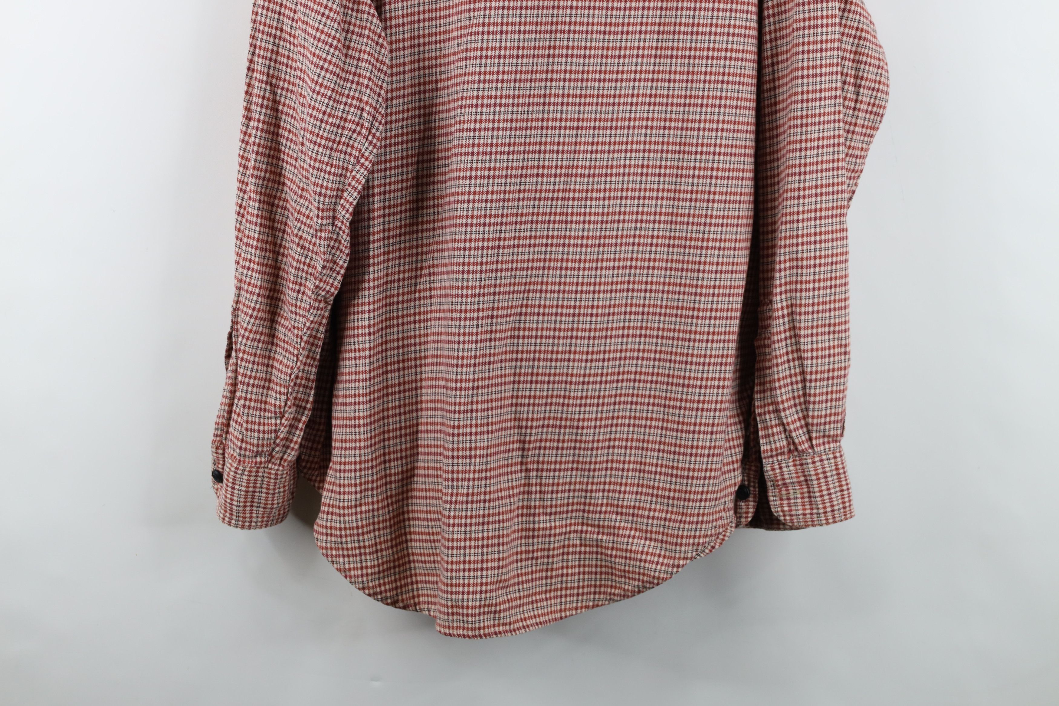 Levi's Vintage 90s Levis Baggy Flannel Collared Button Shirt Plaid Size US L / EU 52-54 / 3 - 13 Thumbnail