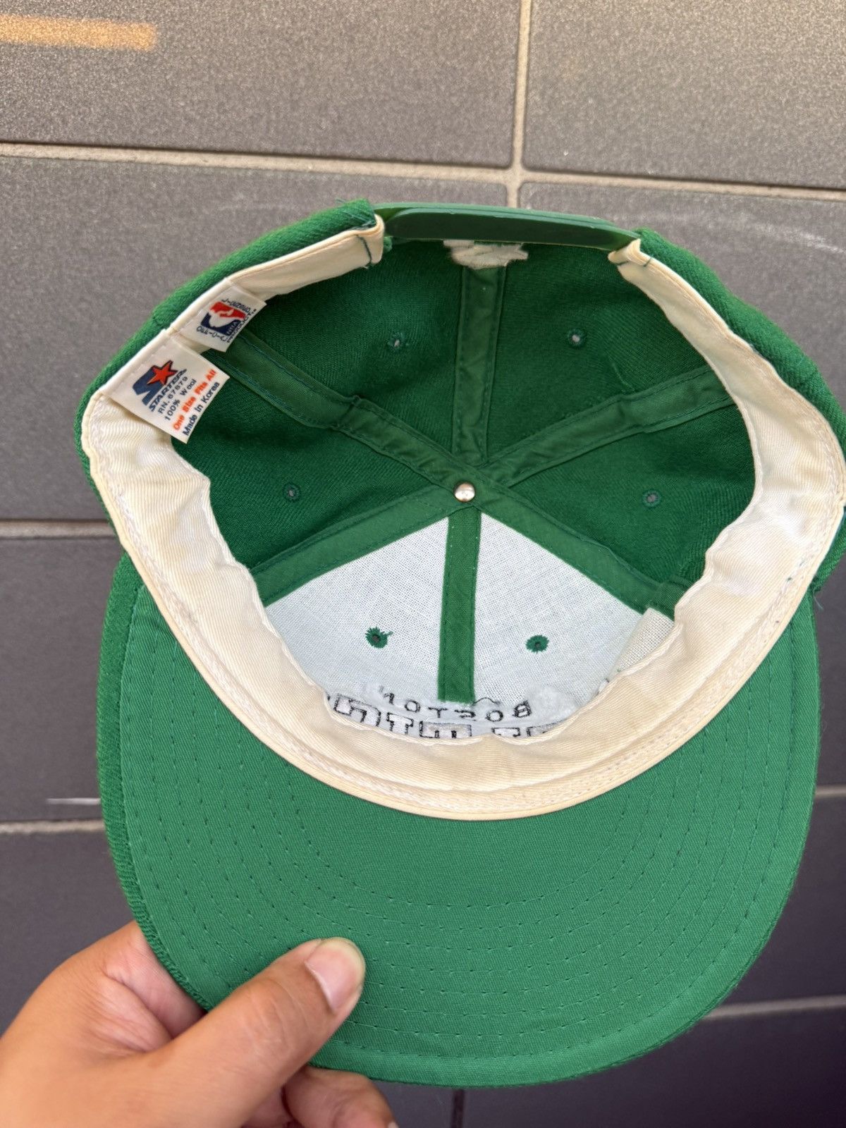 Starter Vintage boston celtics starter snapback hat Size ONE SIZE - 2 Thumbnail