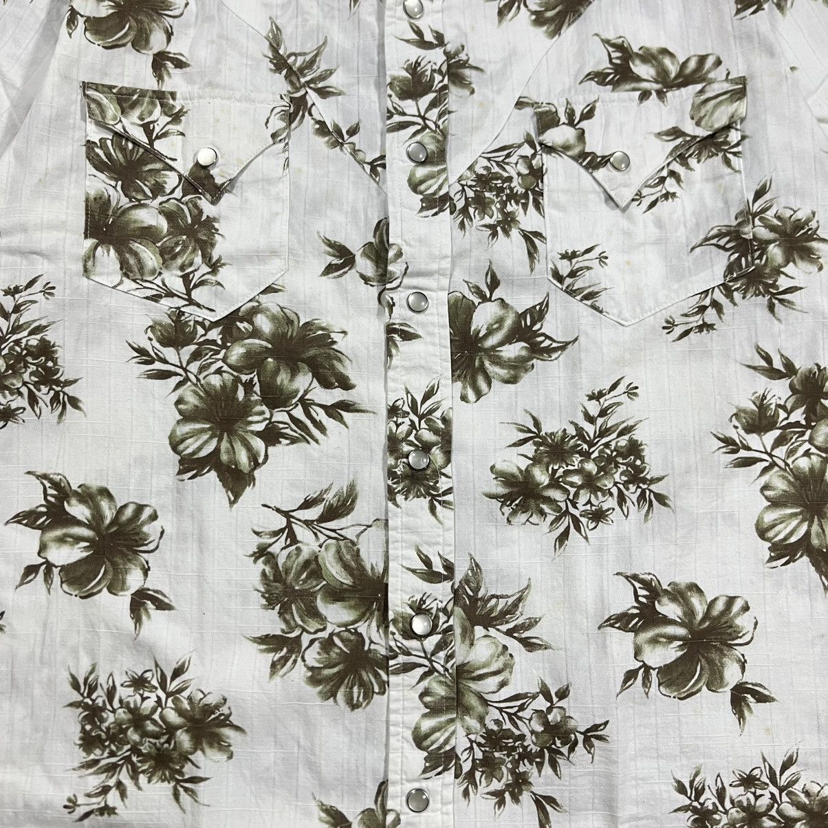 Japanese Brand Western Shirt Louis Chavalon Flower Pattern Size US L / EU 52-54 / 3 - 5 Thumbnail