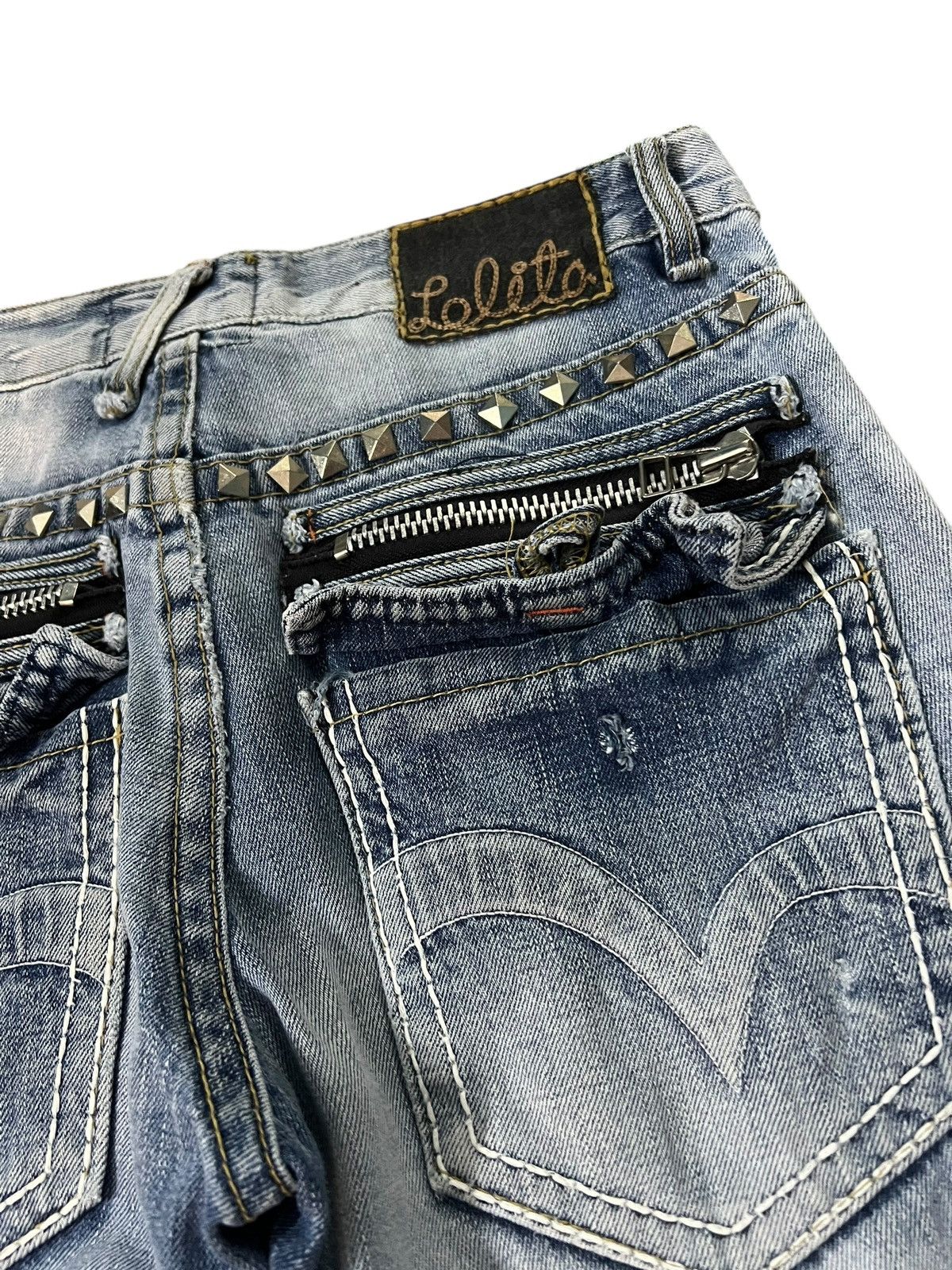 Japanese Brand Lolita By Concert Club Faded Jean Size US 30 / EU 46 - 12 Thumbnail
