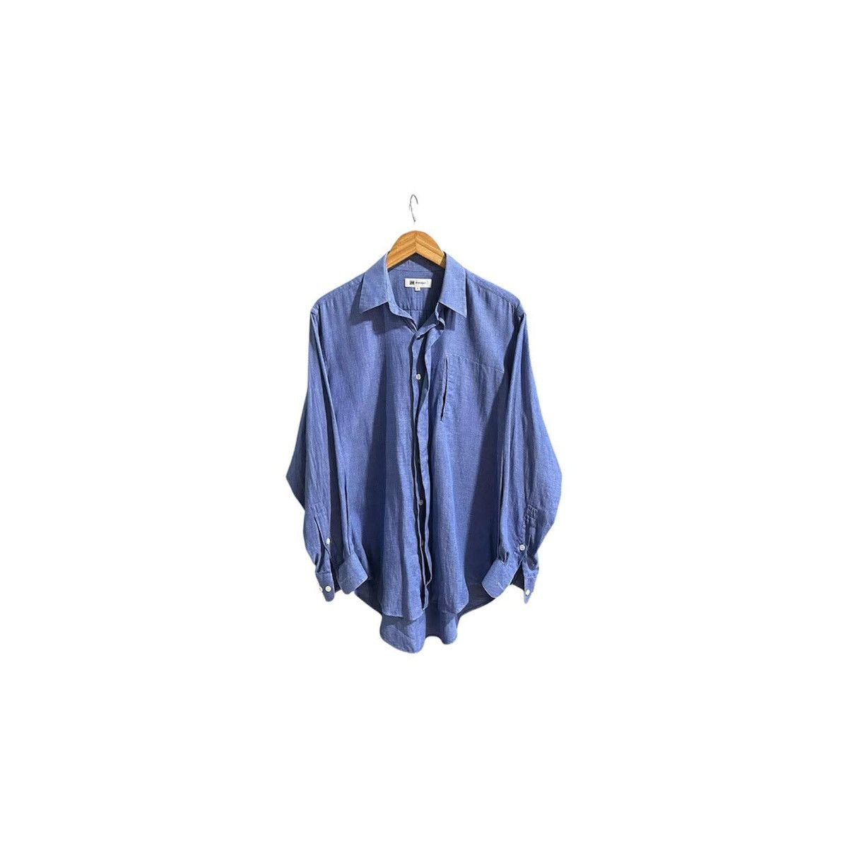 Issey Miyake × Japanese Brand × Vintage 🔥Vintage IM Issey Miyake Shirt Hidden Buttons Long Sleeve Size US L / EU 52-54 / 3 - 1 Thumbnail