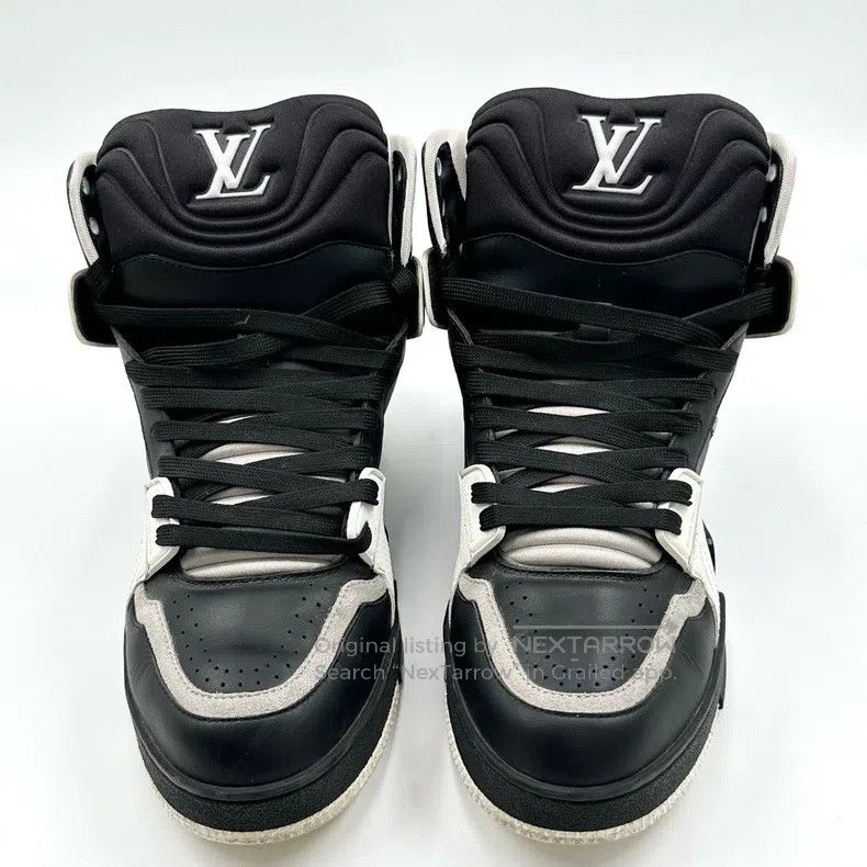 Louis Vuitton Louis Vuitton Black, white and grey panda high-top board s Size US 6.5 / EU 39-40 - 1 Thumbnail