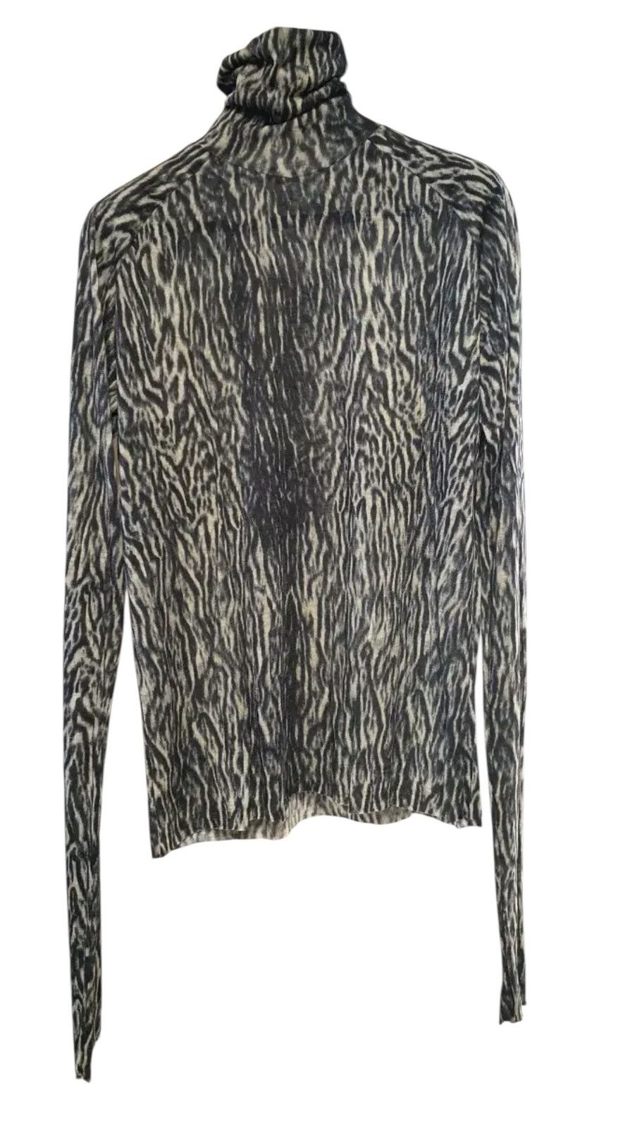 Haider Ackermann Haider Ackermann Tiger Pattern See-Through Long Sleeve Size US L / EU 52-54 / 3 - 5 Thumbnail