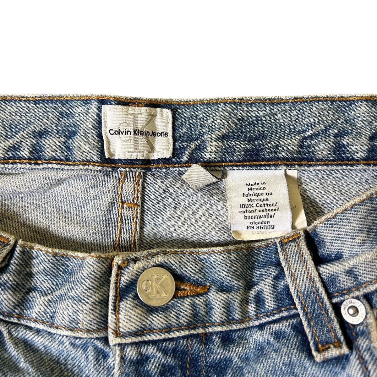 Calvin Klein Vintage Calvin Klein Custom Denim Pants Size US 31 - 6 Thumbnail