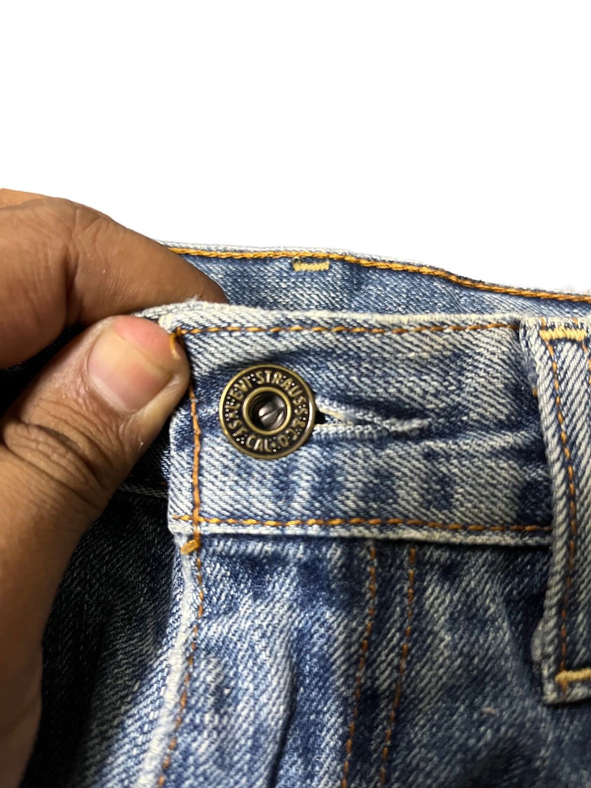 Levi's Levi’s 90’s 503 Distressed Denim Size US 33 - 7 Thumbnail