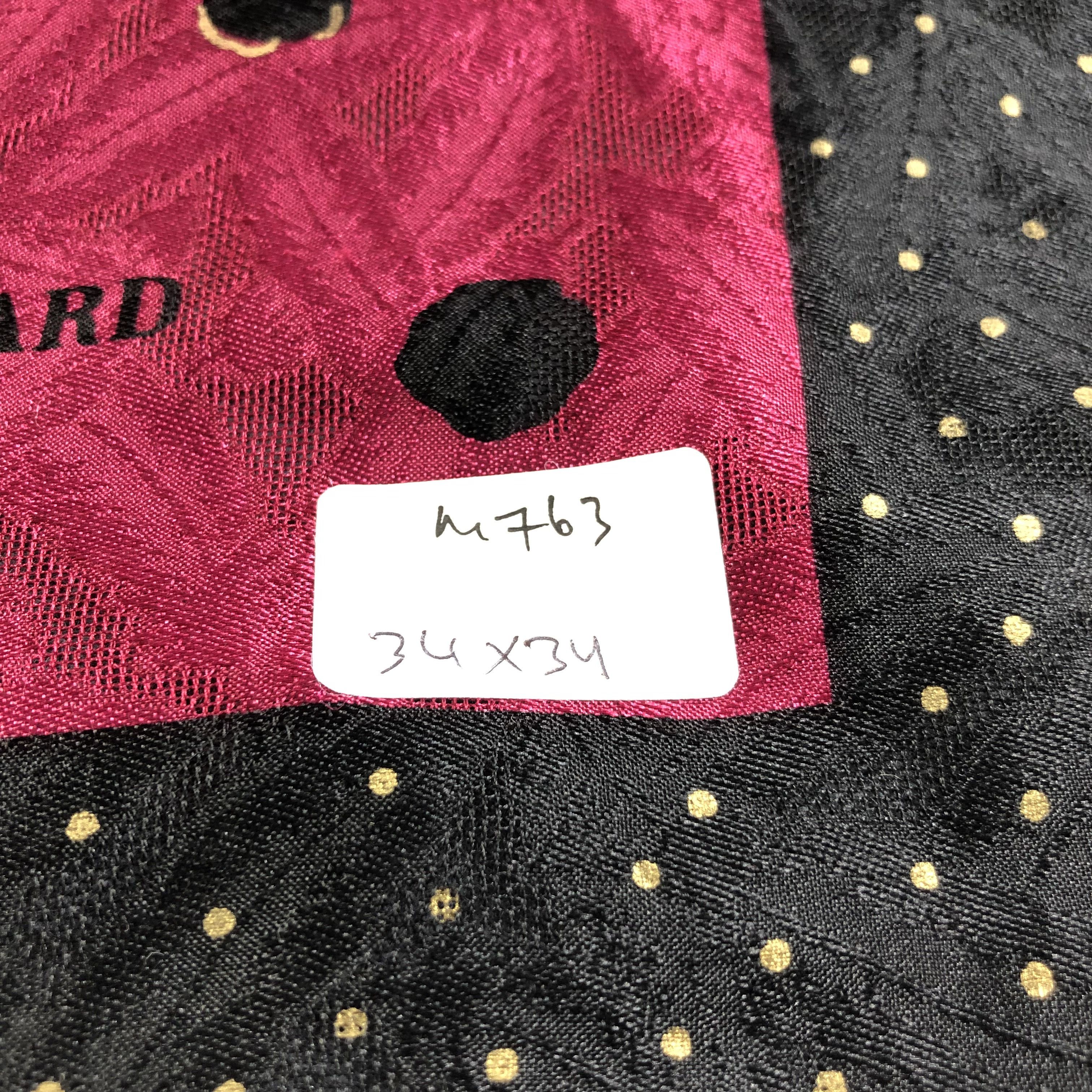 Japanese Brand Christian Aujard Luxury Silk Scarf M763 Size ONE SIZE - 5 Thumbnail