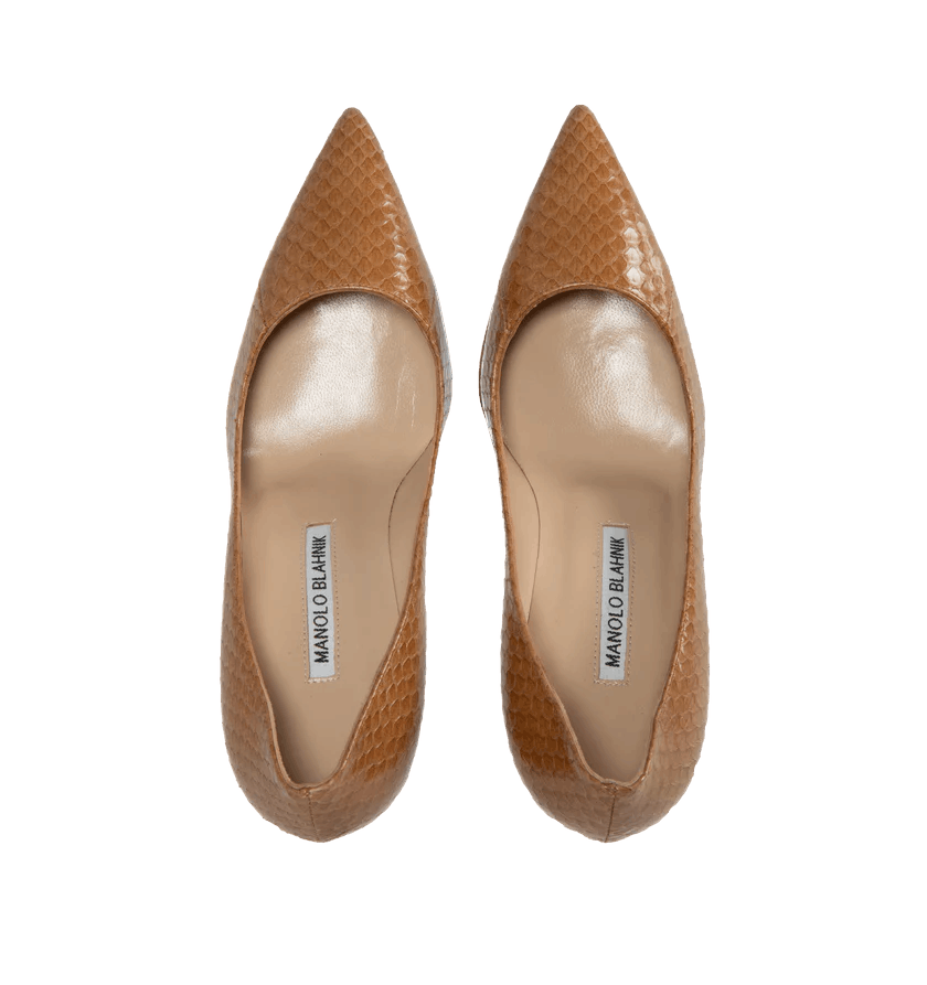 Manolo Blahnik o1h1sh10624 Pump in Brown Size US 8.5 / IT 38.5 - 3 Thumbnail