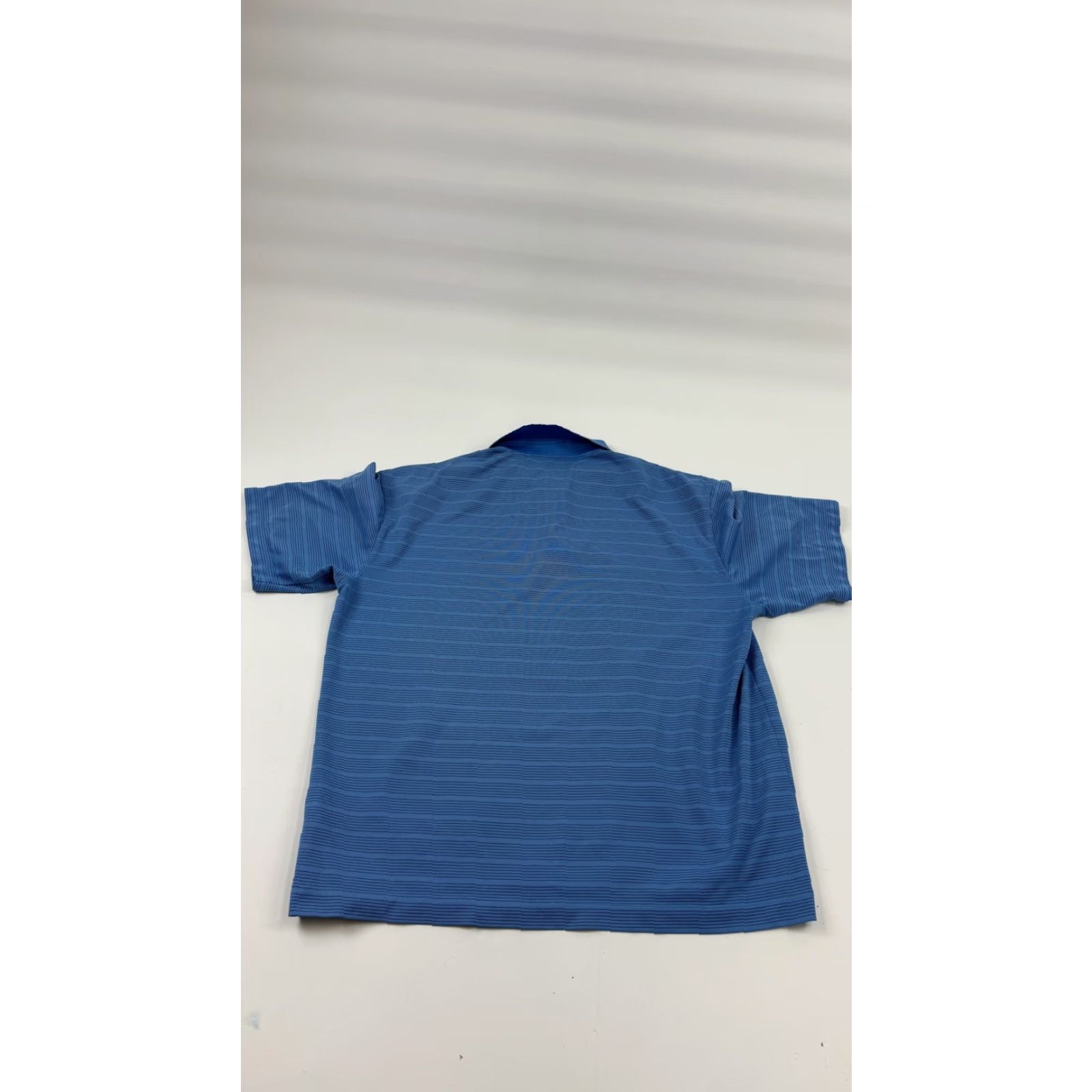 Nike Nike Golf Polo Shirt Mens L Blue Micro Stripe DRY Knit NikeFIT Size US L / EU 52-54 / 3 - 5 Thumbnail