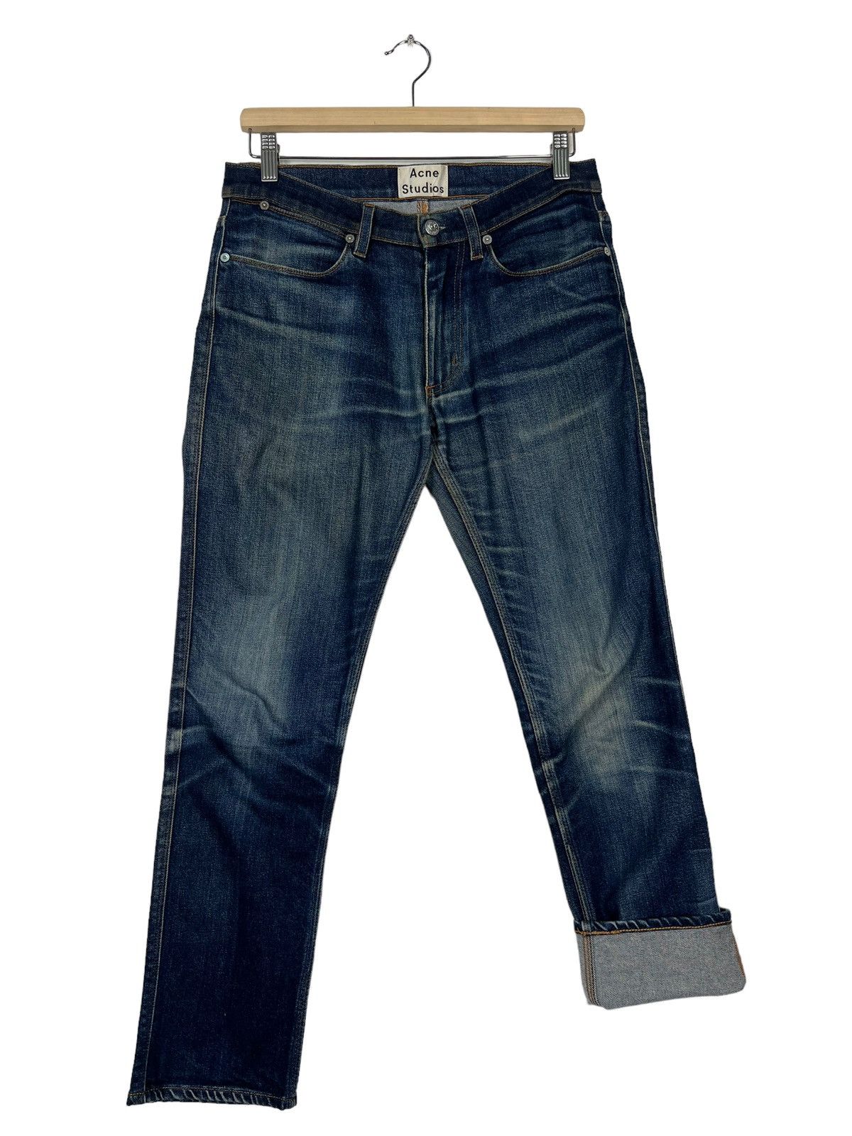 Acne Studios 🔥 DYED ACNE STUDIOS SLIM JEANS Size US 32 / EU 48 - 9 Thumbnail
