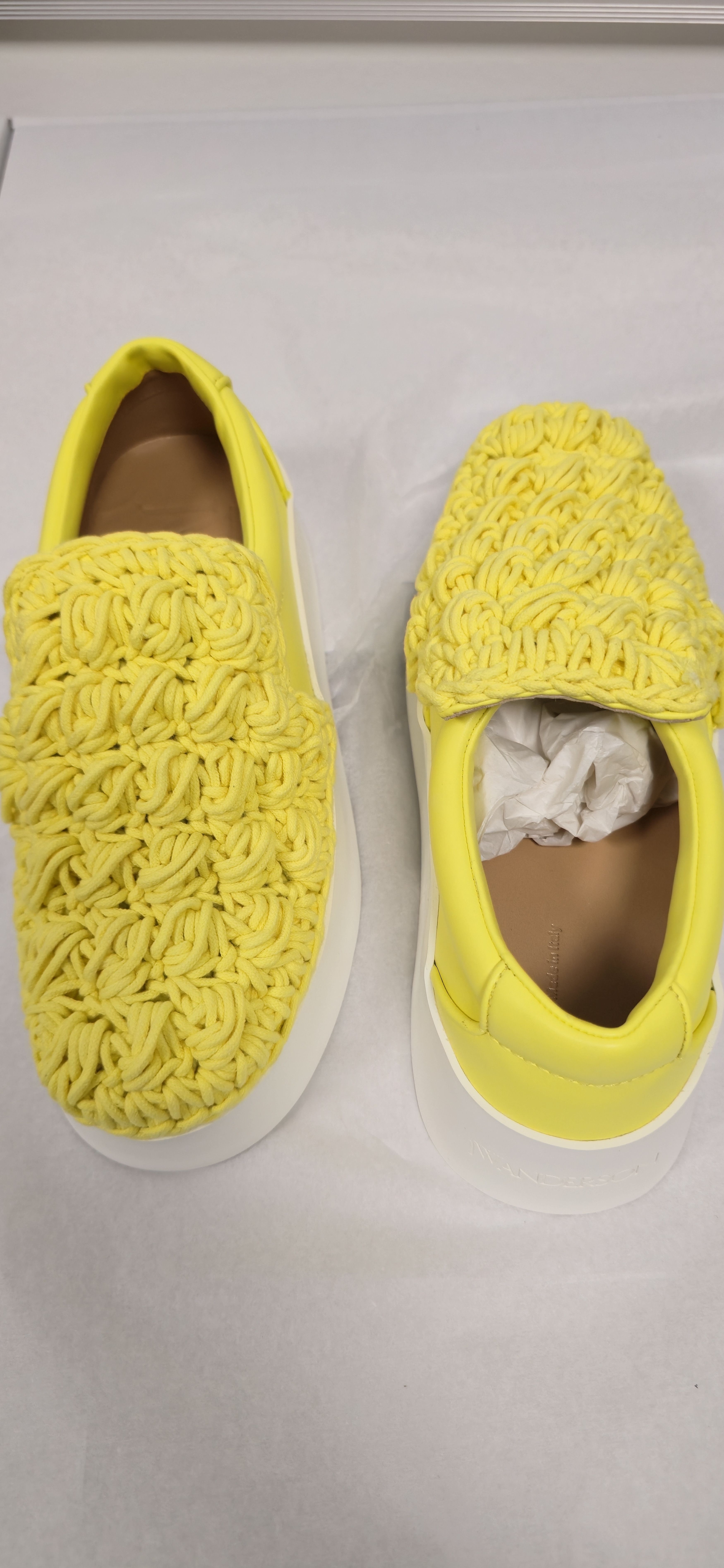 JW Anderson Popcorn Yellow Slip On Sneakers RRP $495 Size US 6 / IT 36 - 6 Thumbnail