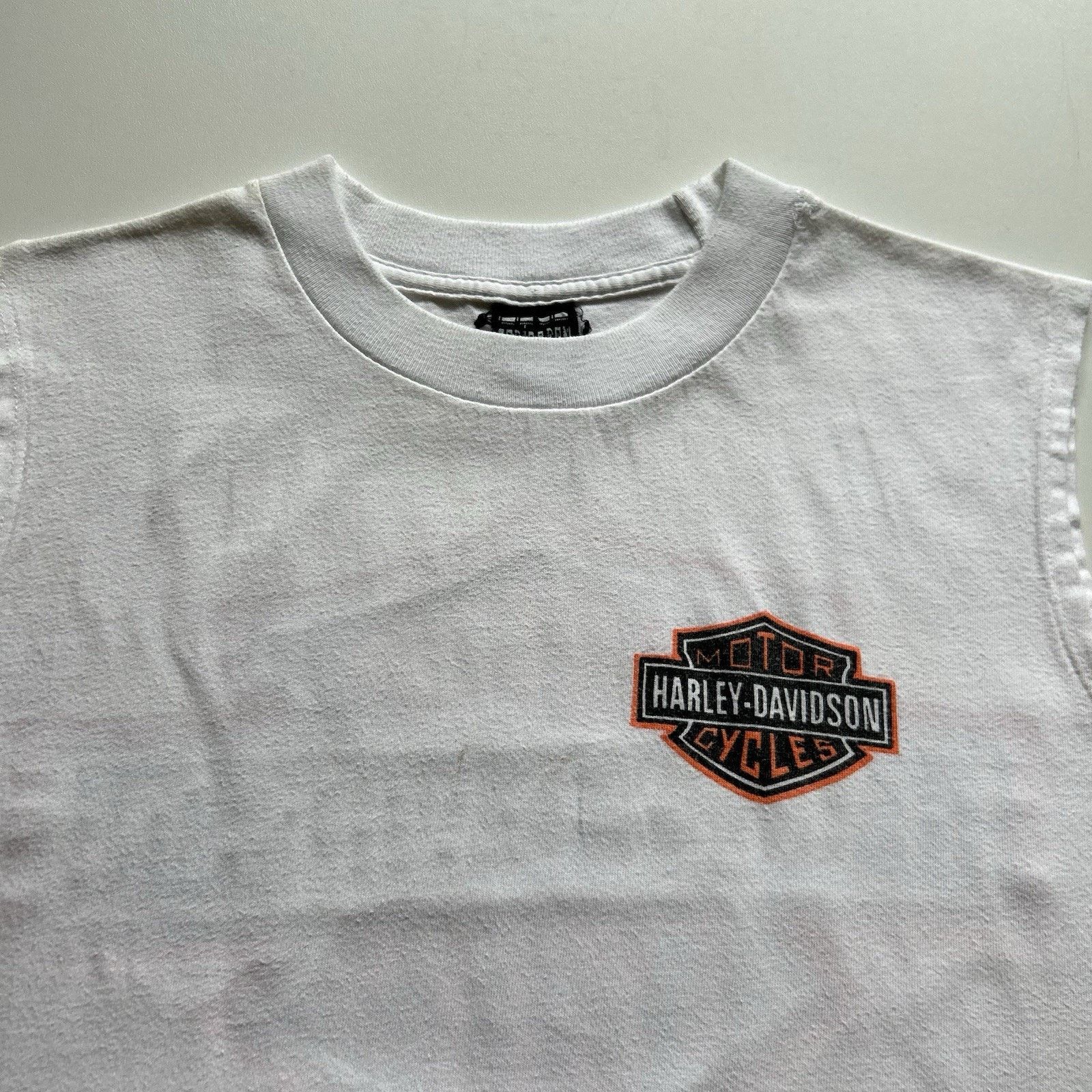 Harley Davidson × Vintage Vintage Harley Davidson Sleeveless T-Shirt White Small Rare Size US S / EU 44-46 / 1 - 4 Thumbnail