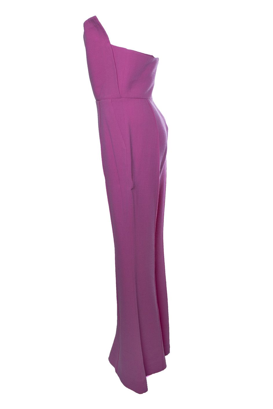 Roland Mouret Roland Mouret, strapless wool jumpsuit in pink Size 30" / US 8 / IT 44 - 4 Thumbnail