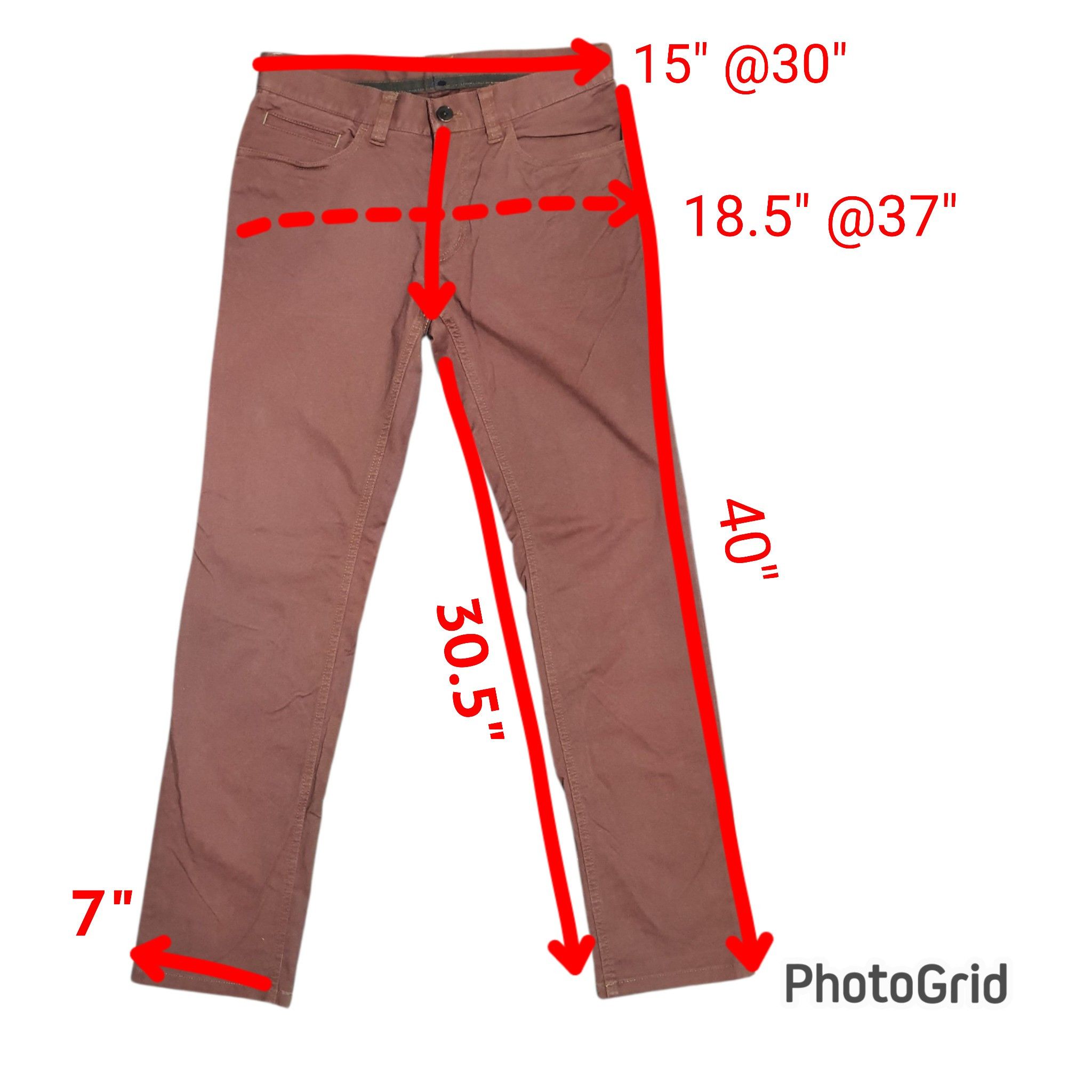 Comme Ca Ism COMME CA MEN 30/40 SLIM FIT STRETCHABLE PANTS Size US 30 / EU 46 - 9 Thumbnail