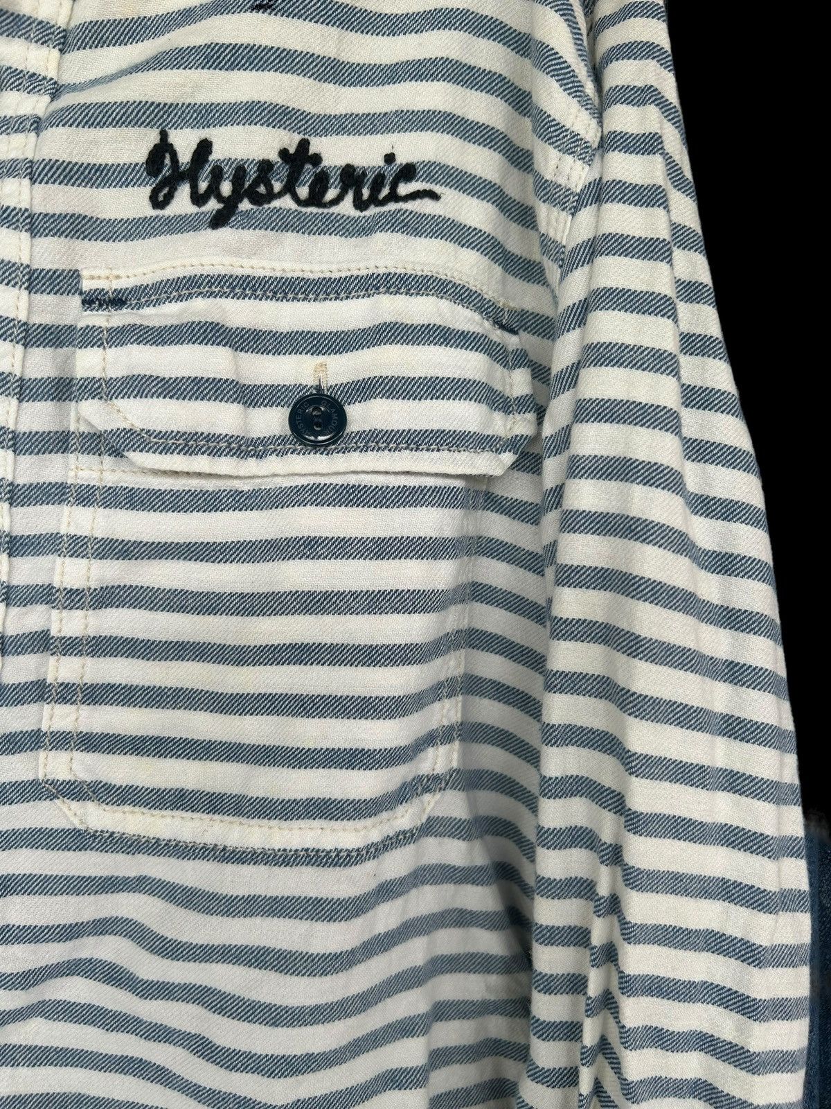 Hysteric Glamour × Japanese Brand × Vintage HYSTERIC GLAMOUR ALWAYS LOOKING AHEAD US MICH Buton up shirt Size US S / EU 44-46 / 1 - 2 Thumbnail
