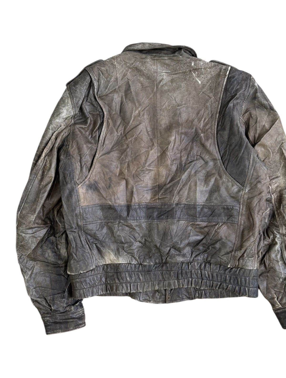 Issey Miyake 🔥VINTAGE BROWN LEATHER JACKET ISSEY MIYAKE INSPIRED DESIGN Size US L / EU 52-54 / 3 - 7 Thumbnail