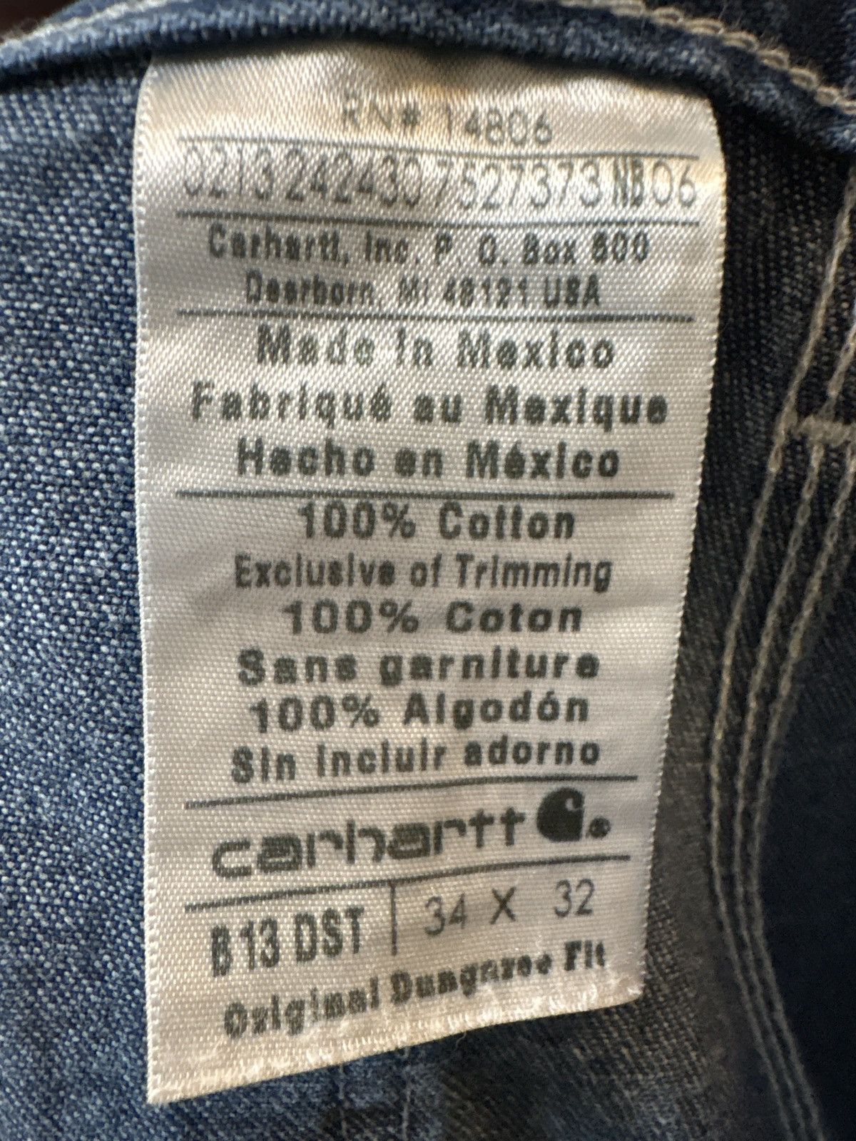 Carhartt Vintage Carhartt Carpenter Jeans Size 34x32 Size US 34 / EU 50 - 7 Thumbnail