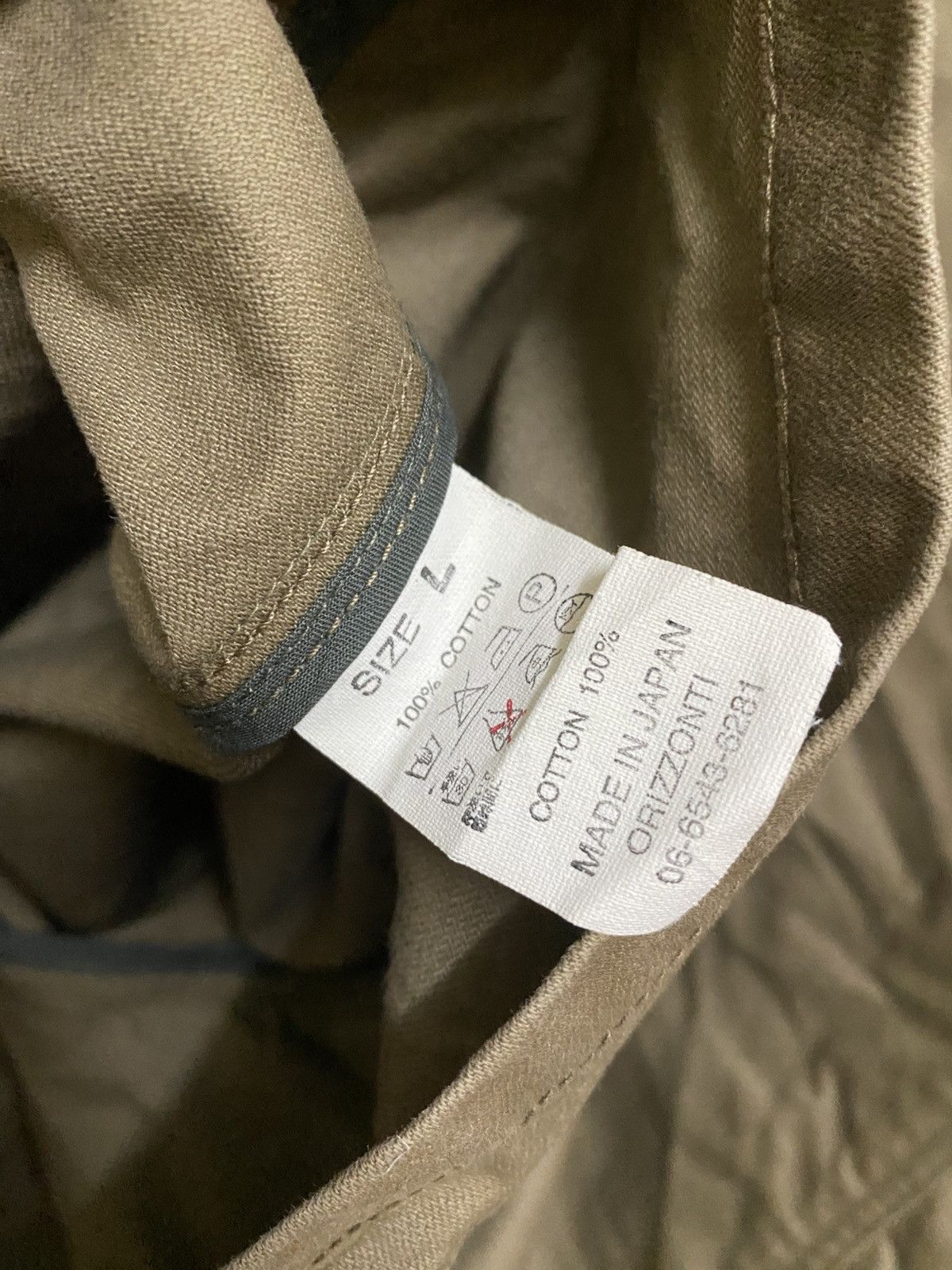 Denime Denime Japan Vintage Khaki Work Jacket –Made in Japan Size US L / EU 52-54 / 3 - 11 Thumbnail