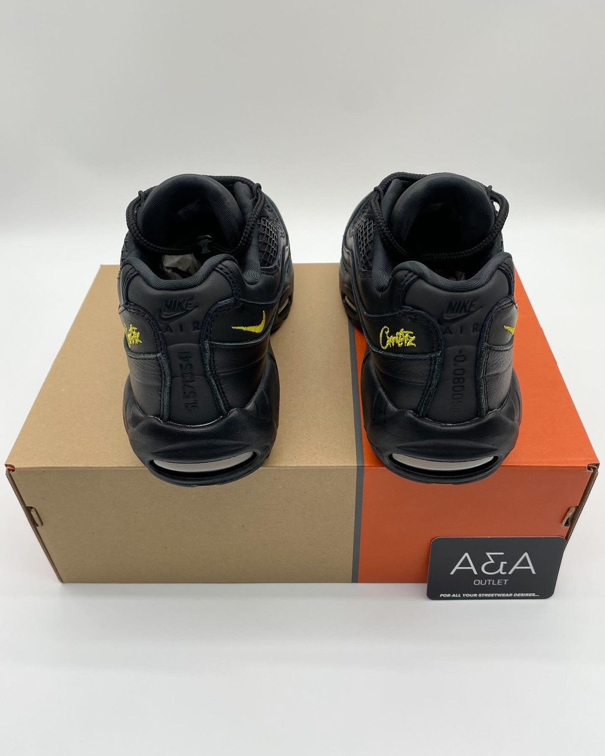 Corteiz × Nike Nike Air Max 95 Corteiz Honey Black US 8 Brand New Size US 8 / EU 41 - 4 Thumbnail