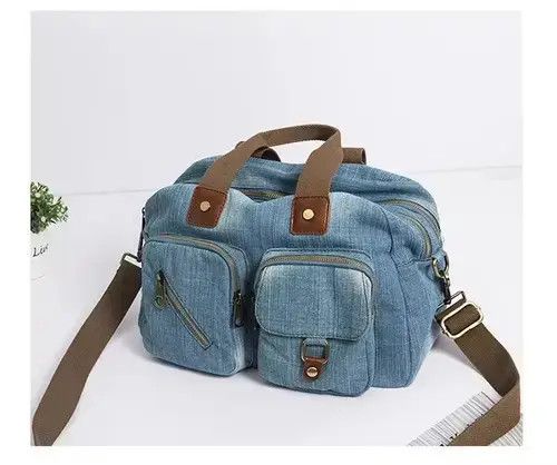 Other Casual Tote Bag Light Blue Denim Size ONE SIZE - 3 Thumbnail