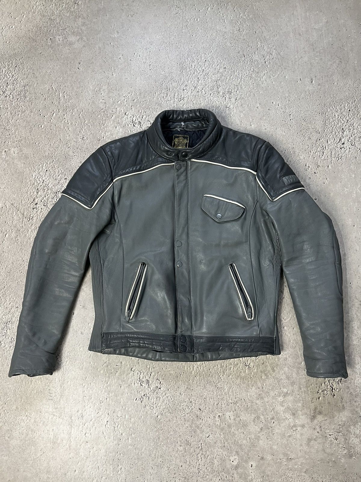 Harley Davidson × Vintage 90s Vintage Grunge Distressed Biker Leather Jacket Size US M / EU 48-50 / 2 - 2 Thumbnail
