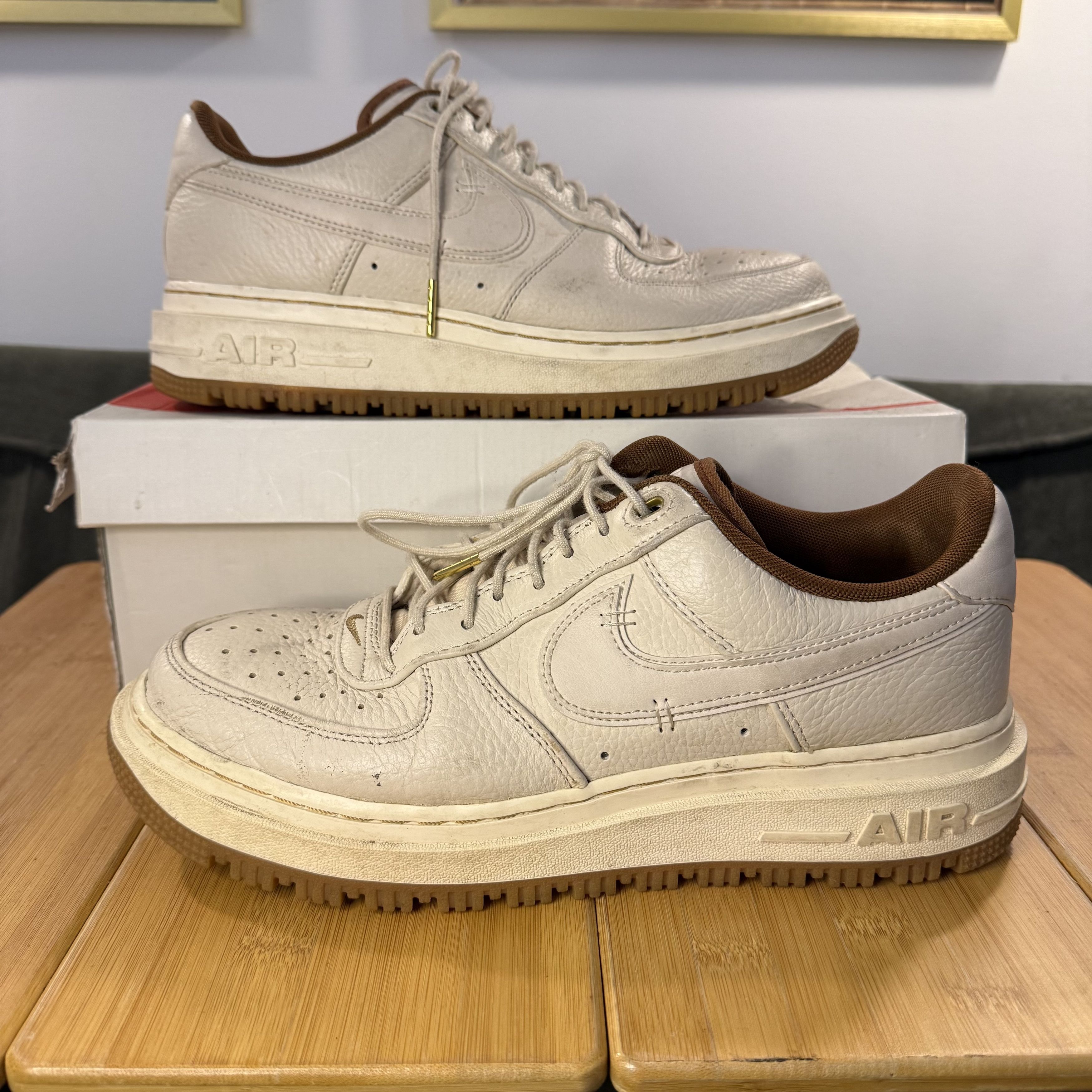 Nike Nike Air Force 1 Low Luxe Pearl White, DB4109-200 Size US 10.5 / EU 43-44 - 1 Thumbnail