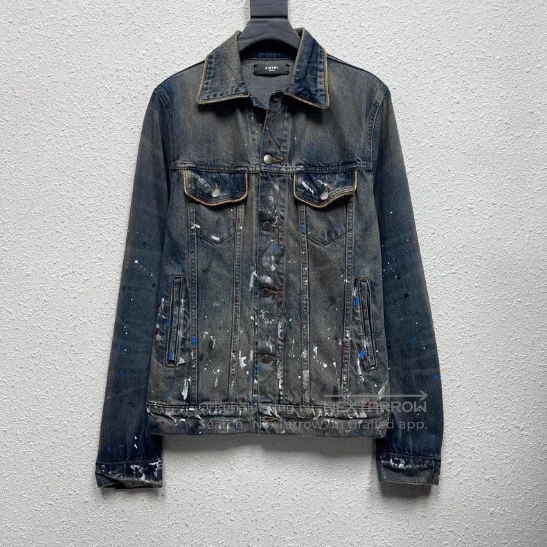 Amiri Amiri Size M Make old paint graffiti cowboy coat Size US M / EU 48-50 / 2 - 1 Thumbnail