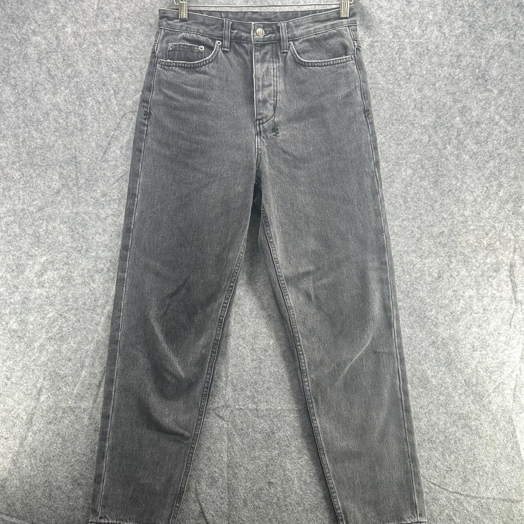 Ksubi Ksubi Jeans Womens 28 Grey Cement Wash Bullet Denim Pants Tapered Button Fly Royalty Cross Logo Pockets 100% Cotton Regular Inseam 26" Jeans Size 28" / US 6 / IT 42 - 2 Thumbnail