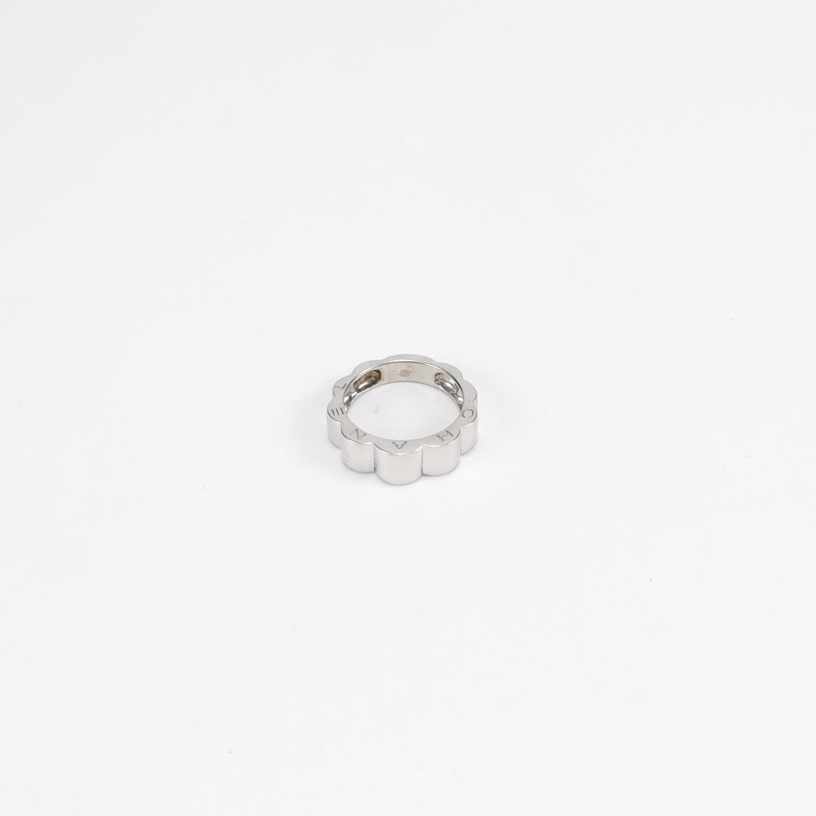 Chanel Chanel 18K White Gold Letter Logo Ring Size 15 -z2505 Size ONE SIZE - 2 Thumbnail