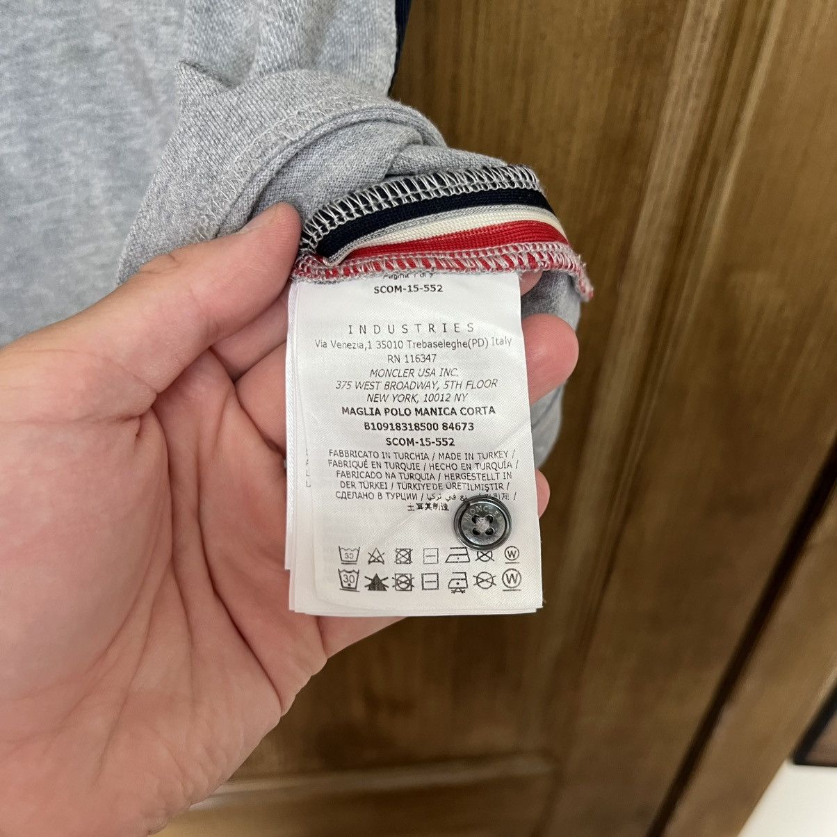 Moncler Moncler Polo T-Shirt Size US L / EU 52-54 / 3 - 10 Thumbnail