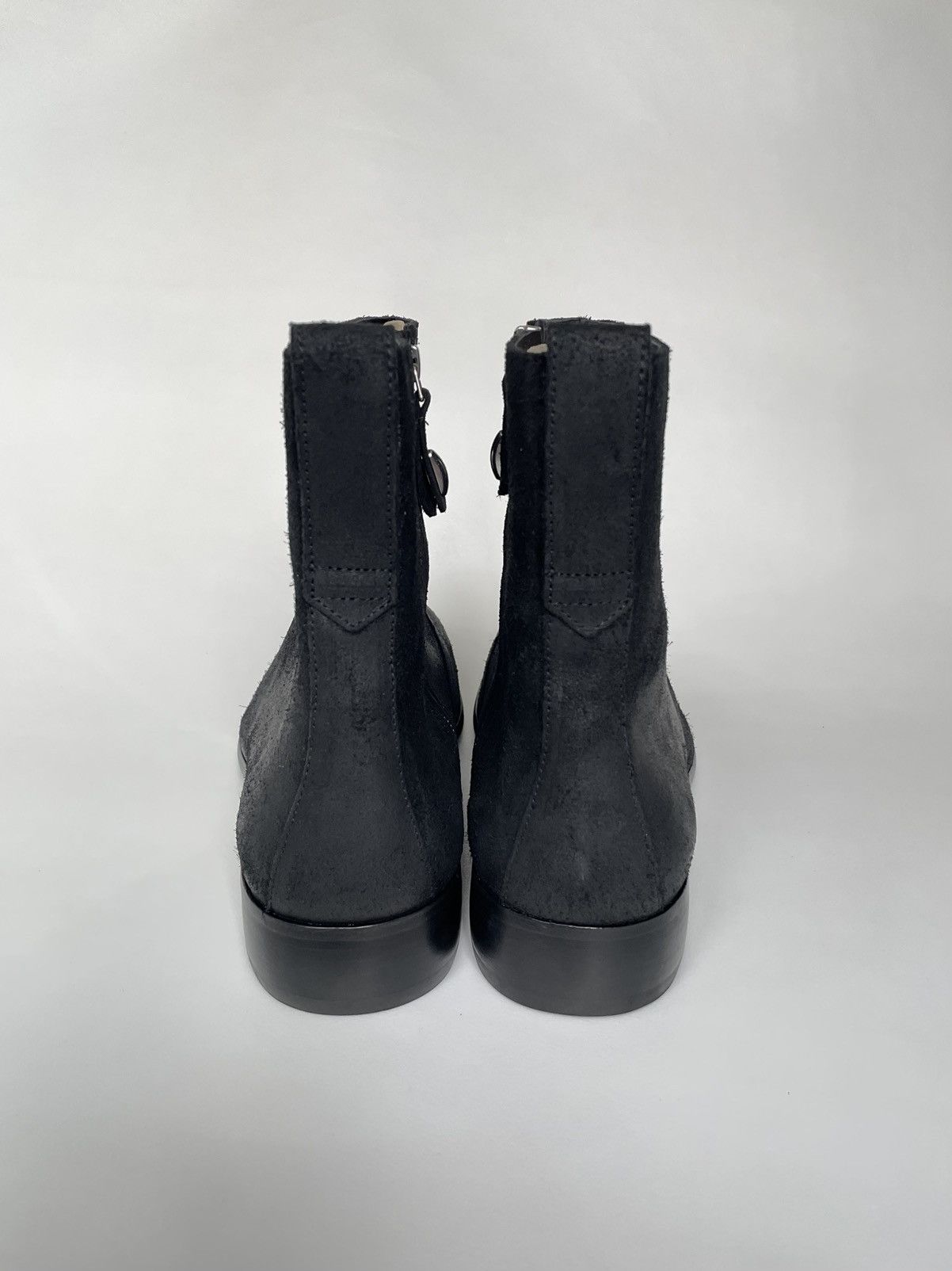 Our Legacy Waxed Suede ‘Michaelis’ Square Toe Boots Size US 13 / EU 46 - 11 Thumbnail