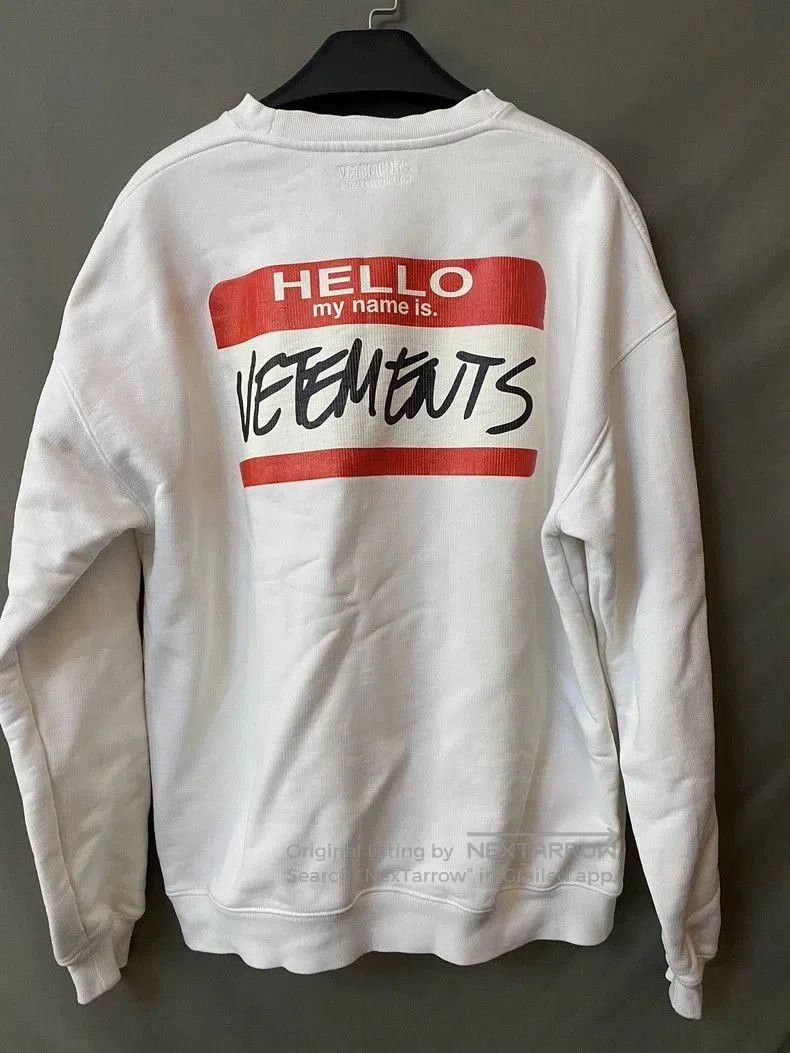 Vetements Vetements Logo Signature Sweatshirt. Size US S / EU 44-46 / 1 - 3 Thumbnail